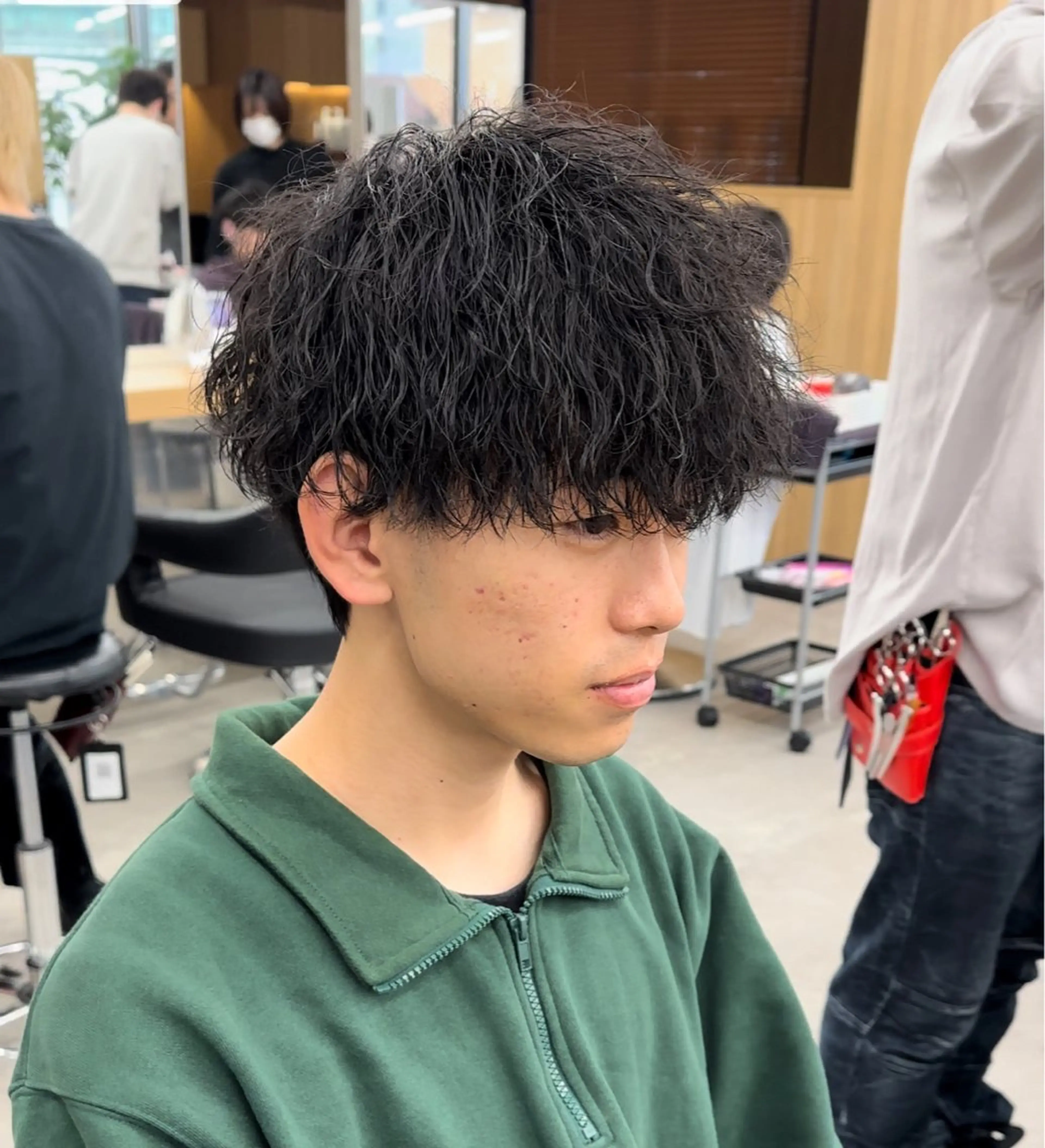 パーマ メンズ カット パーマ 🌟あゆ🌟 女子ウケスタイルのヘアスタイル