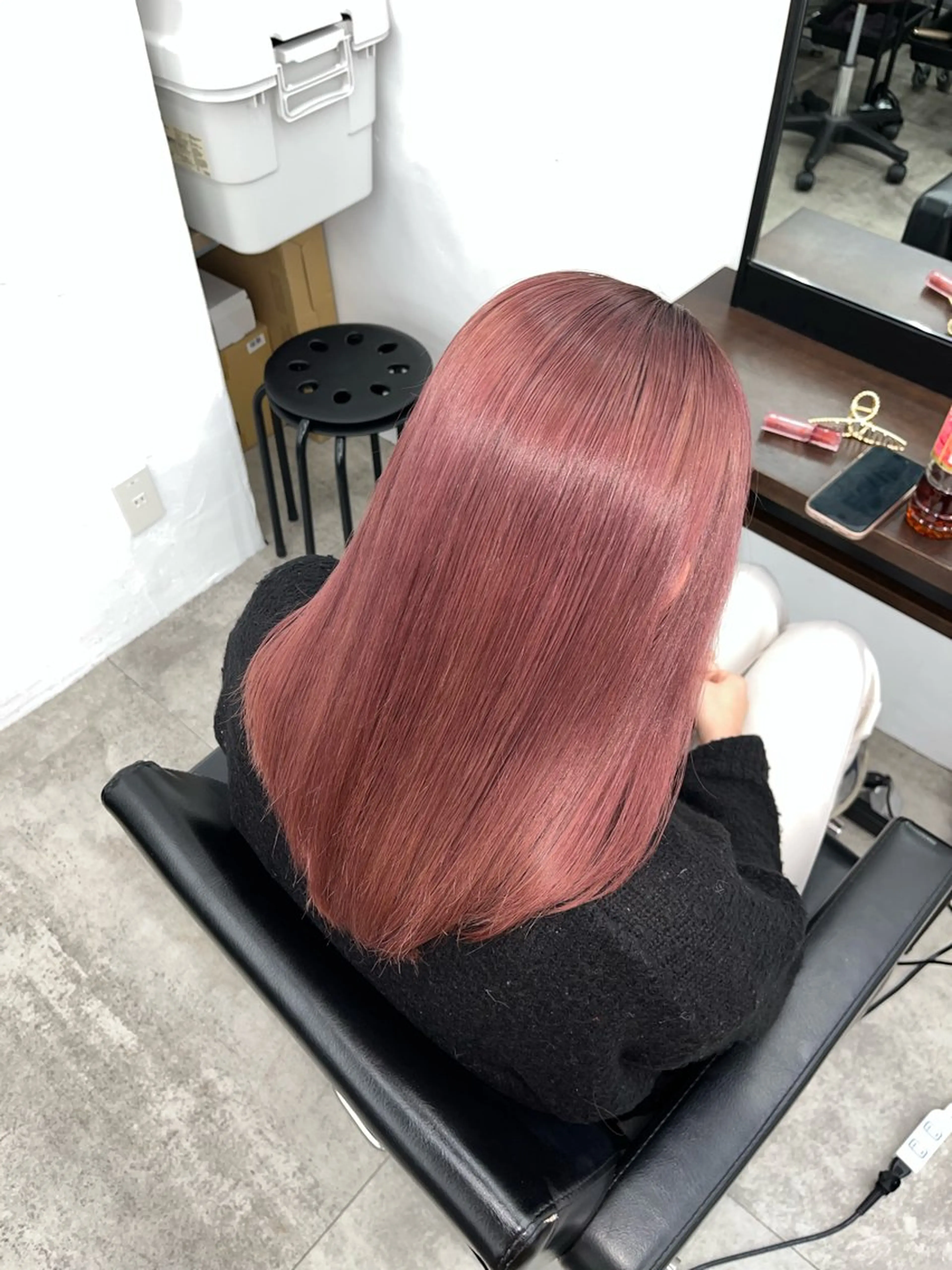 【👑人気NO1.】ブリーチなしワンカラー＋3step髪質改善トリートメント ✨+marbb（炭酸泉🫧）の写真