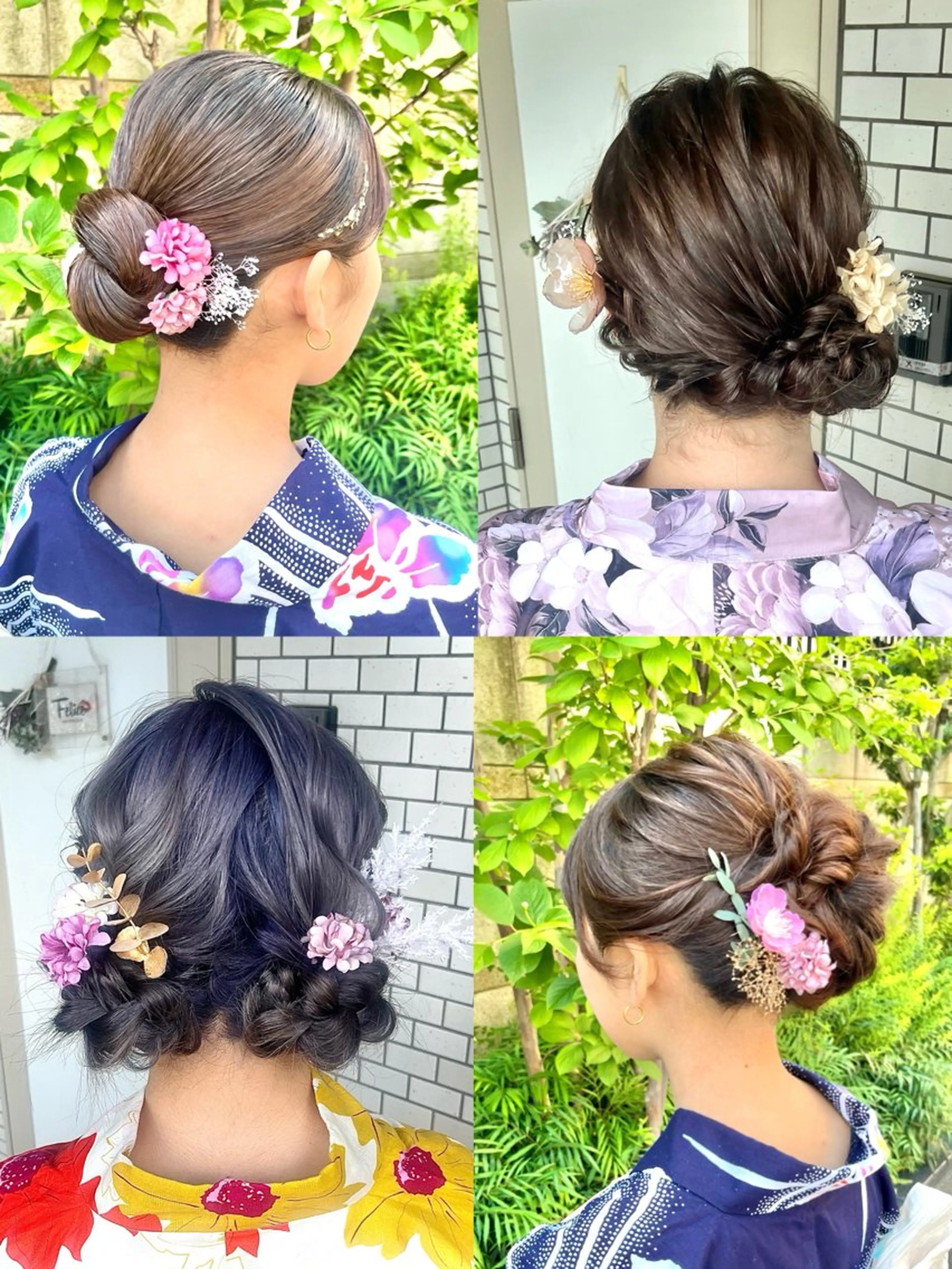 ヘアアレンジ 髪飾り 浴衣 ヘアセット 参列 ✽ 推し活ヘア 💕ゆり🐈🐾のヘアスタイル