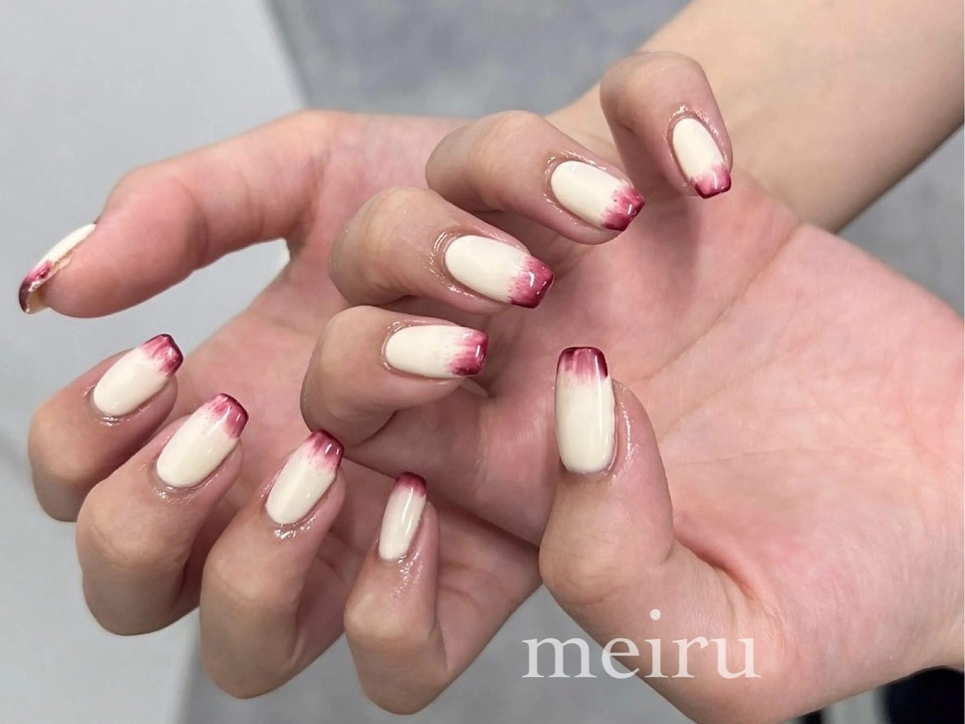 ネイル グラデーション ワンカラーネイル 🤍meiru 🤍ネイリストのネイルデザイン