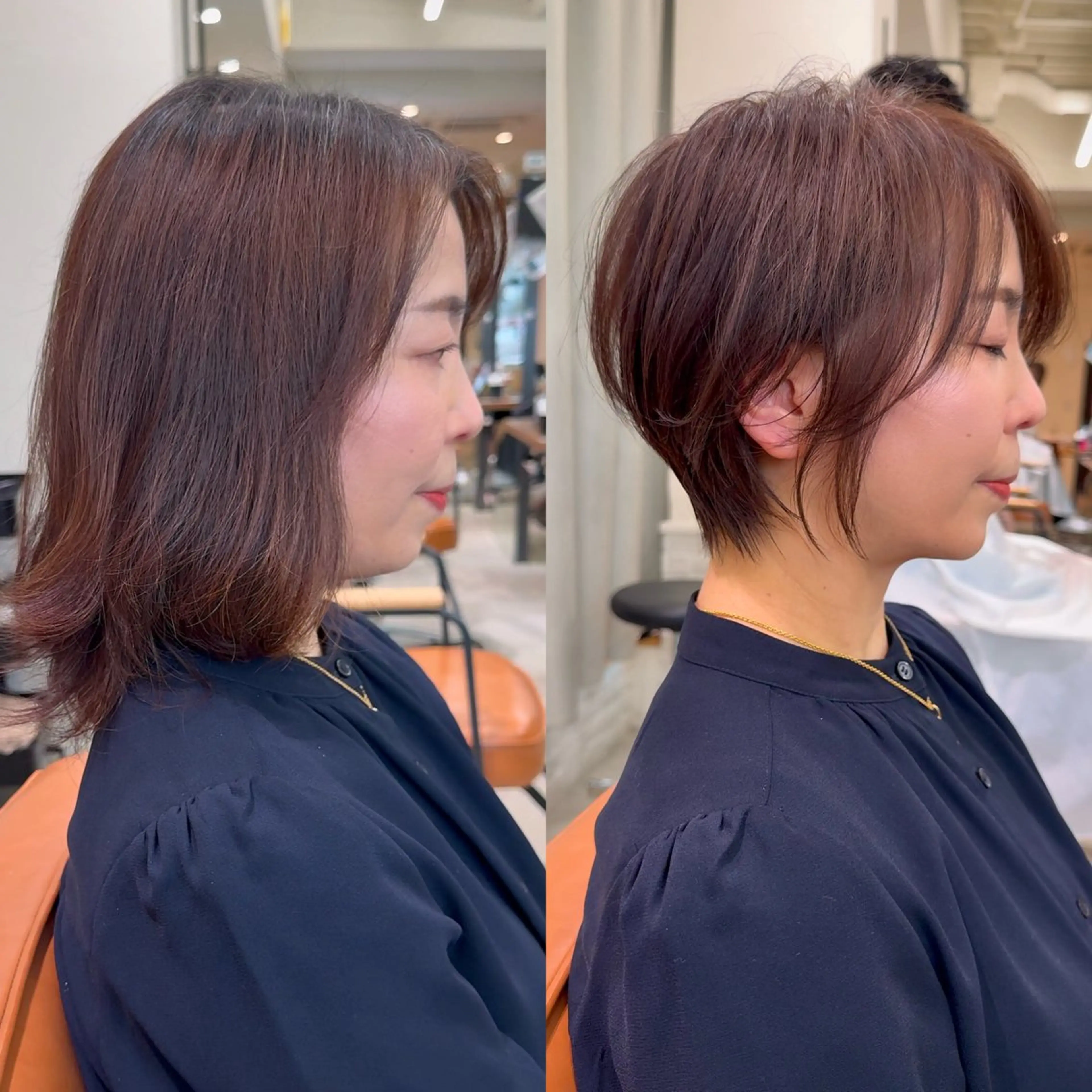 ショート カット ヘアカラー トリートメント 🌈銀座、ボブ ショート🌈にっしーのヘアスタイル