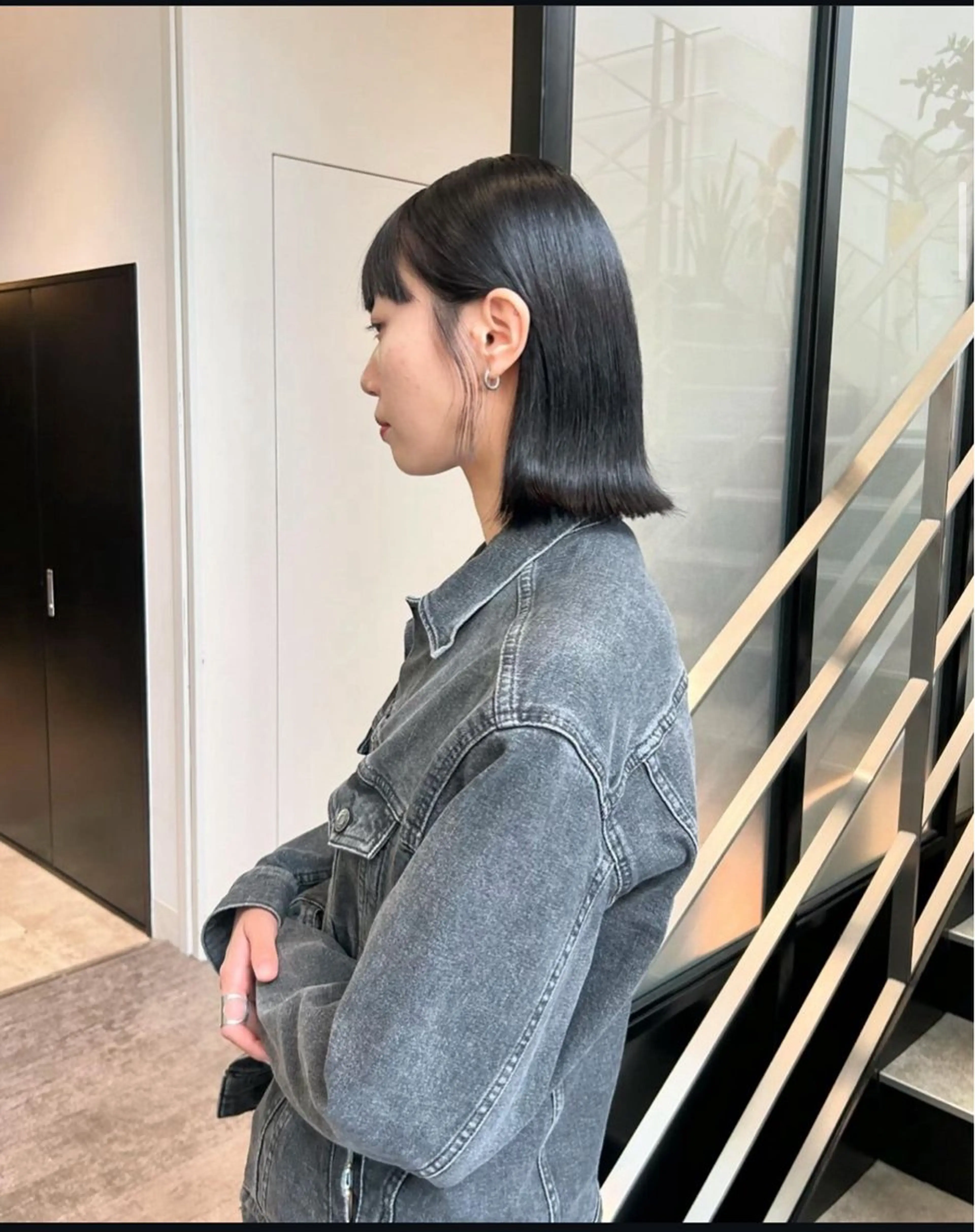 ミディアム カラー パーマ ヘアアレンジ メンズ キッズ 黒髪 ボブ GOTODAY SHAiRE SALON (原宿本店)所属・sakurai kana 🎀のヘアスタイル