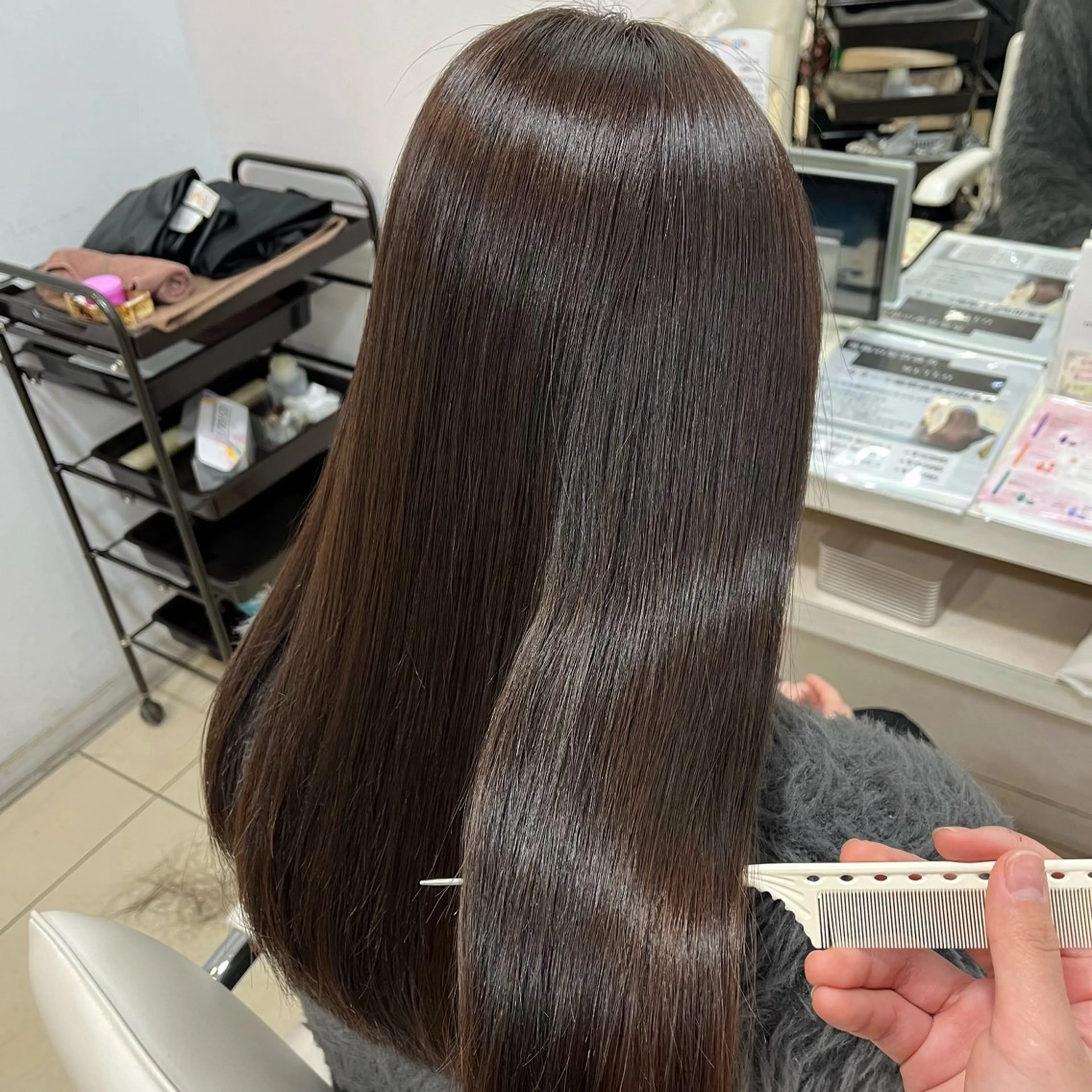 セミロング カラー 🌻髪質改善カラー 🌻Yunaのヘアスタイル