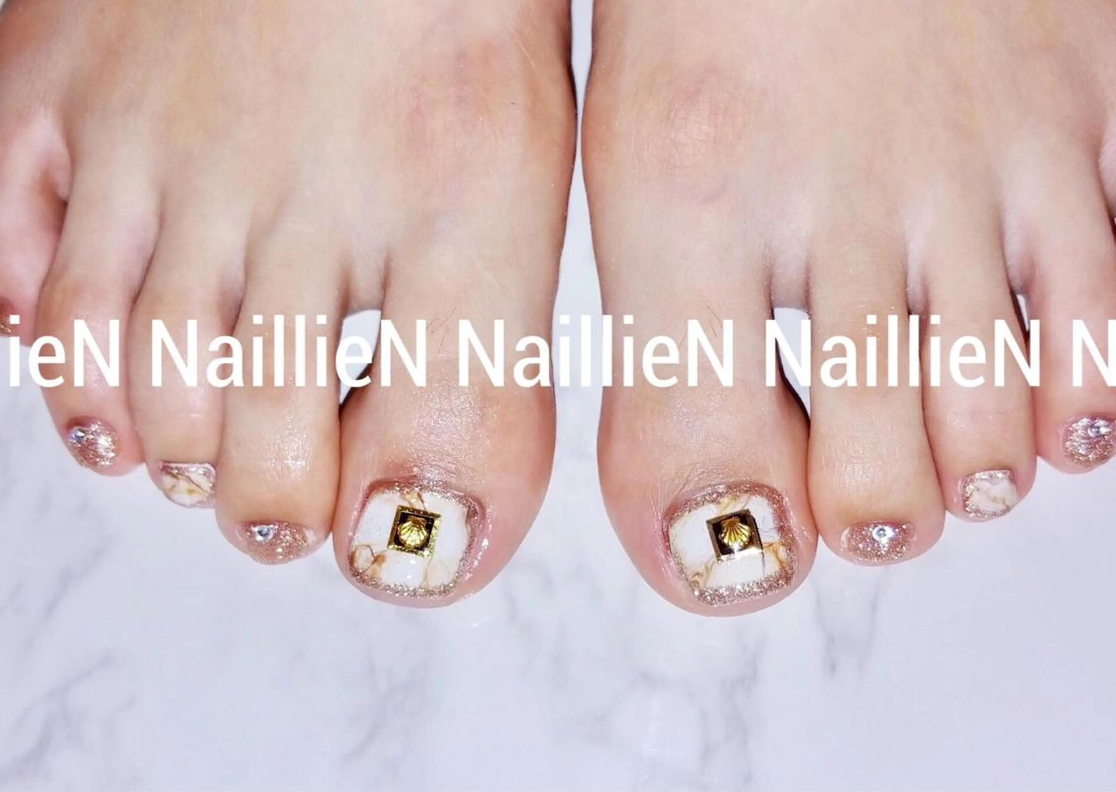 ネイル 大理石ネイル(マーブル) Nail lieNのネイルデザイン