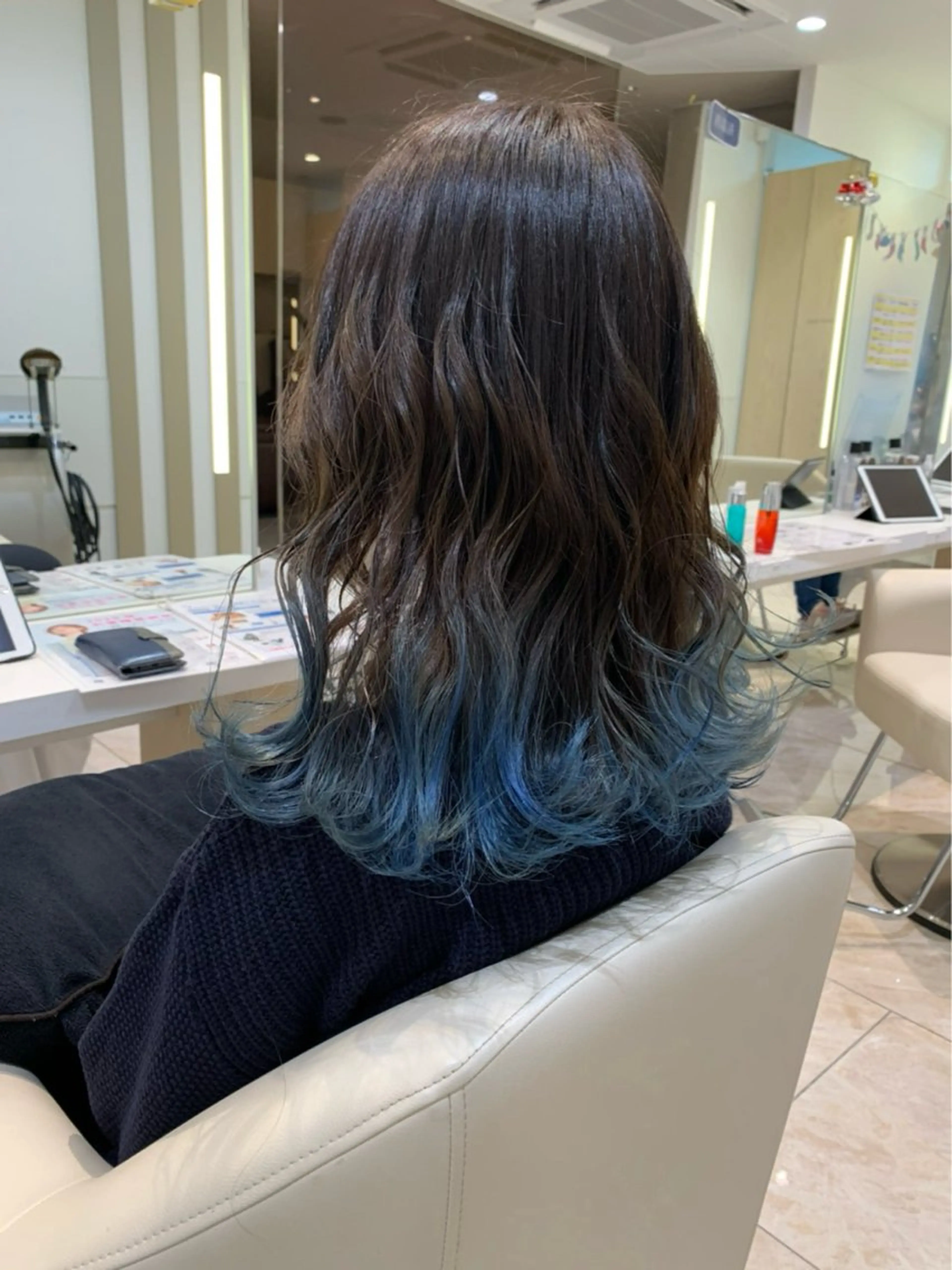 ロング カラー ボブ‪✂️ スパ🫧kurehaのヘアスタイル