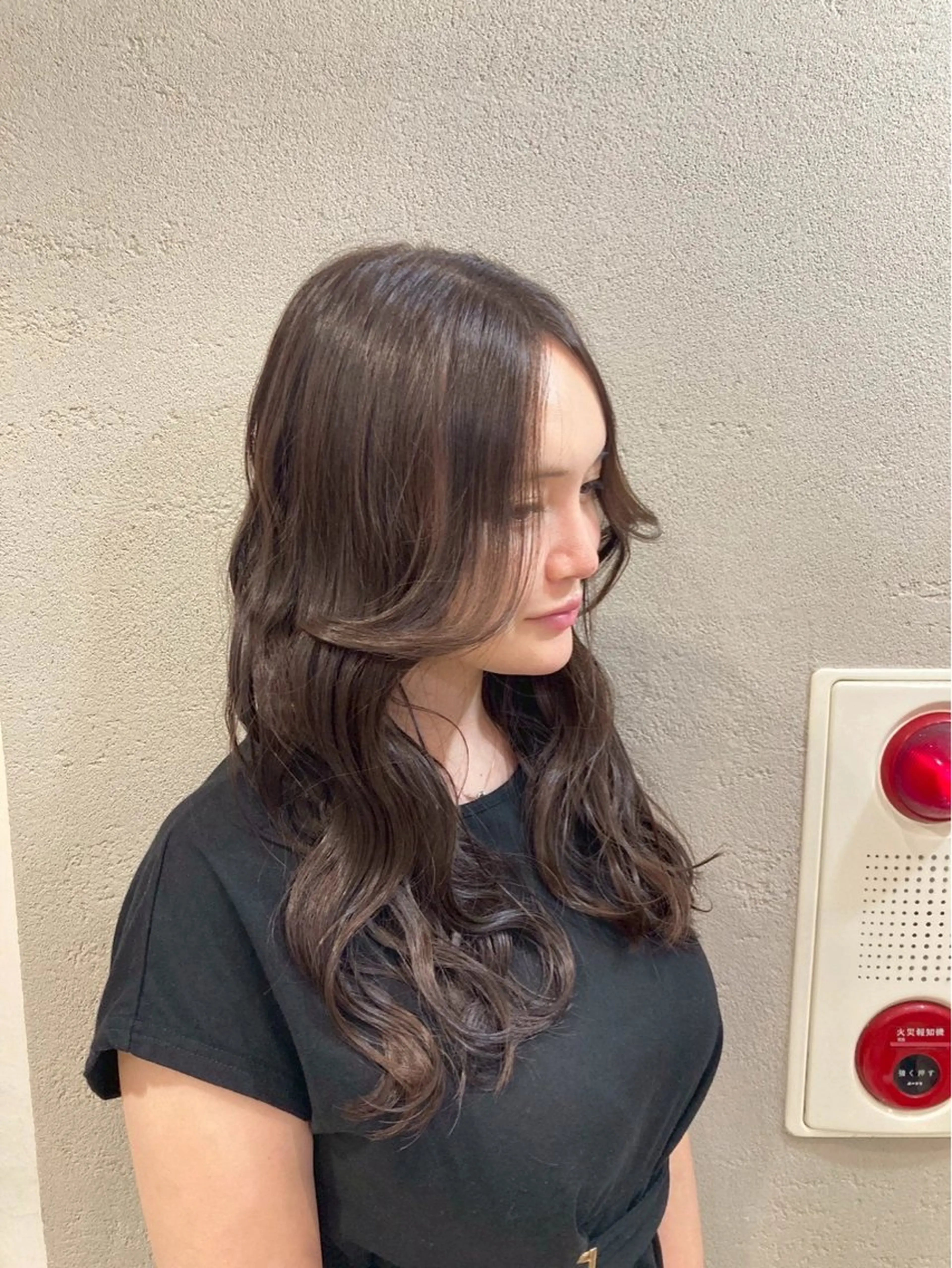ロング カラー ヘアアレンジ 透明感カラー shizuki🌙 /ヘアカラーのヘアスタイル