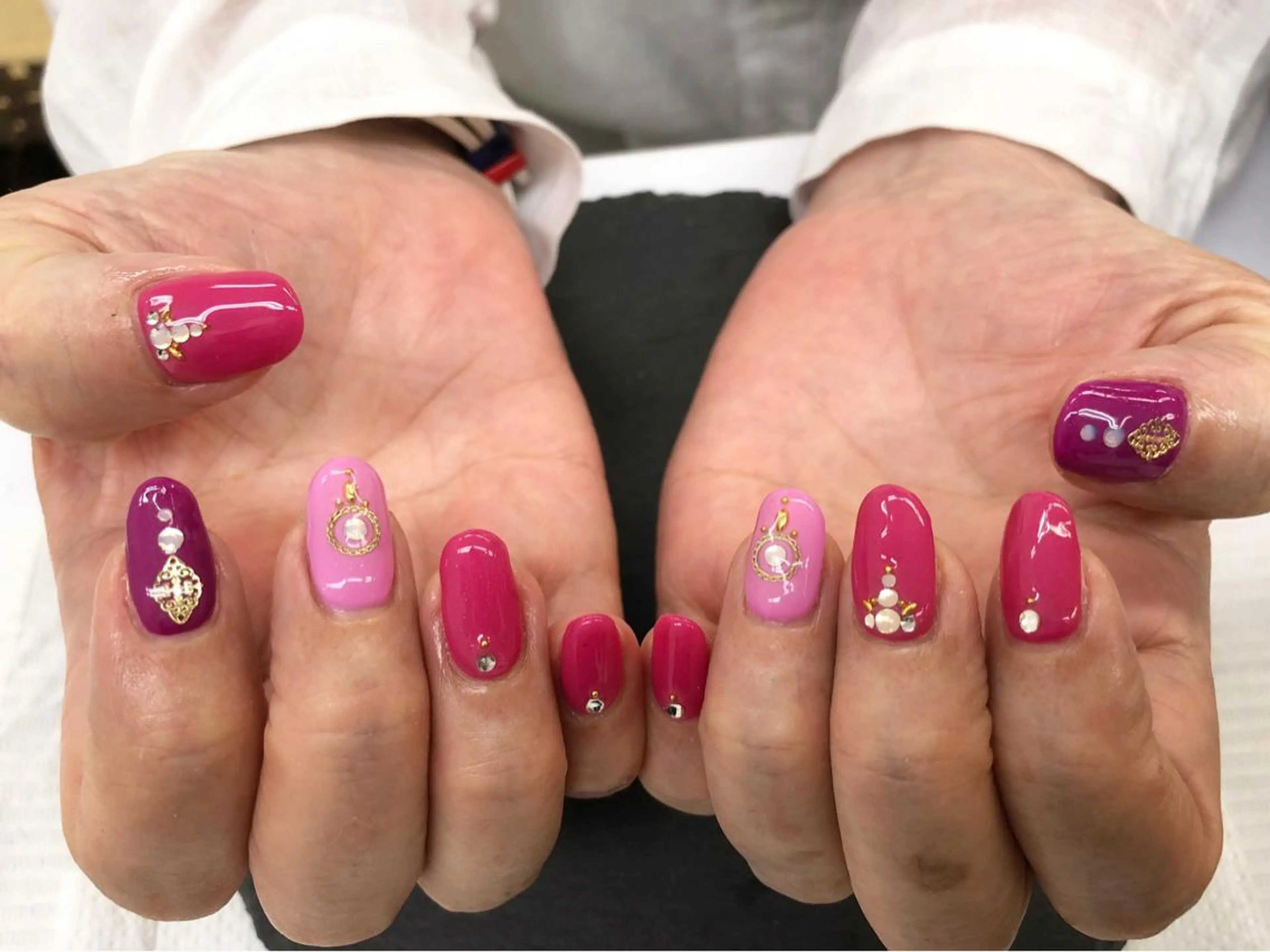 ネイル ピンク esNail&eye イーズネイル＆アイのネイルデザイン