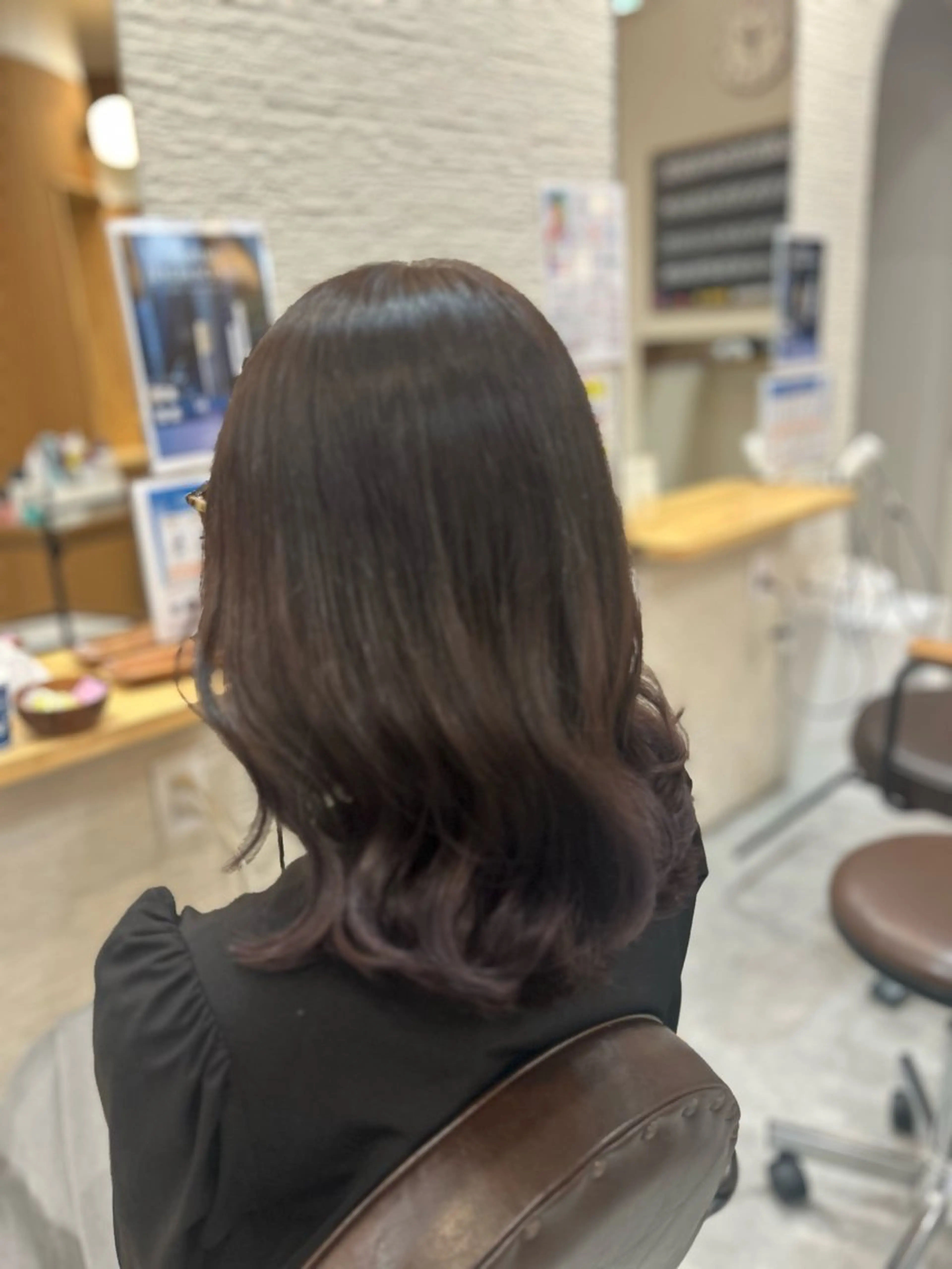 ミディアム ラベンダーブラウン ROPE 🧸あずみ🧸のヘアスタイル