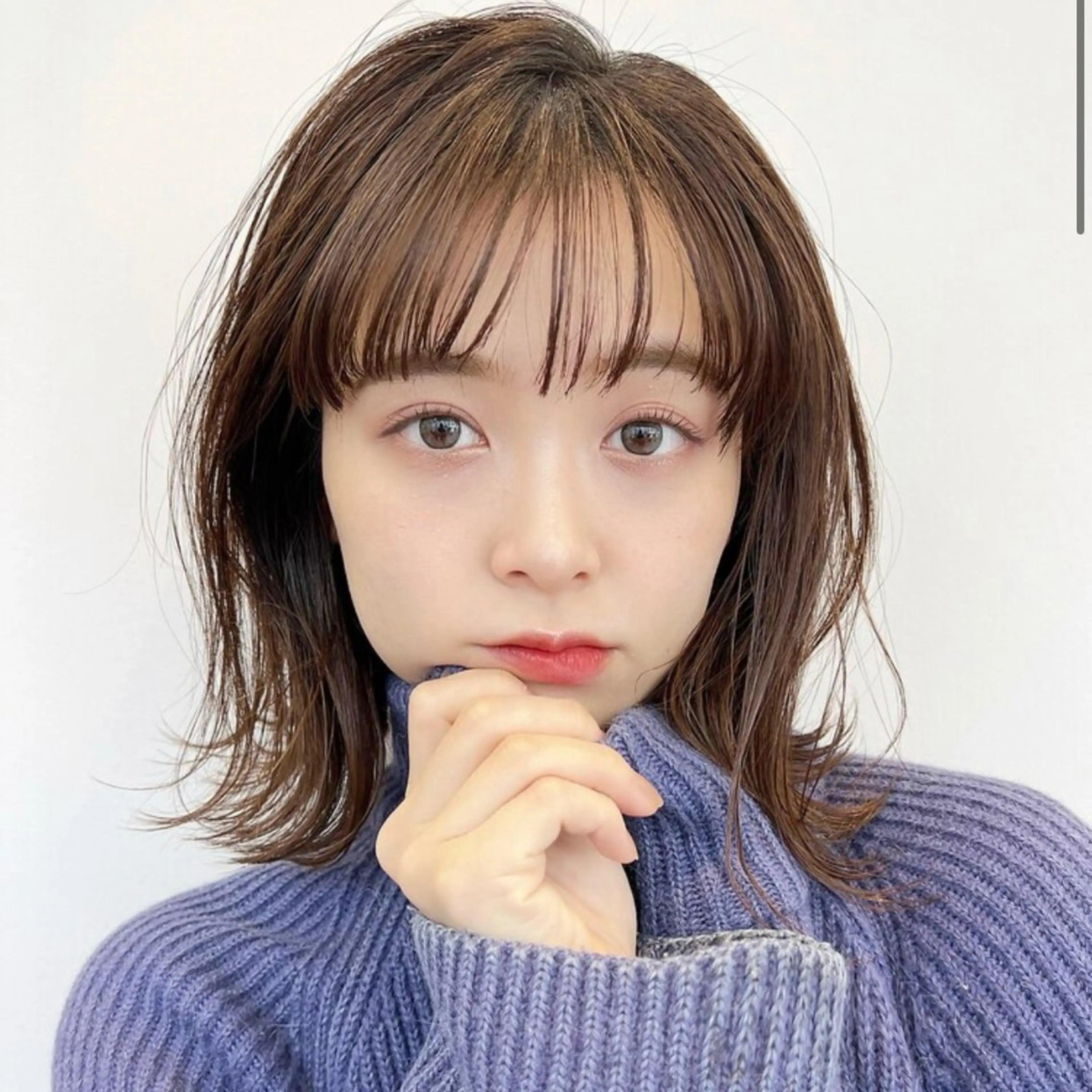 🌈周りと差がつく🔥カット＋aujua トリートメント✨【長めレイヤーボブミディ🌈】結べる韓国ボブミディ❤︎特別価格の写真