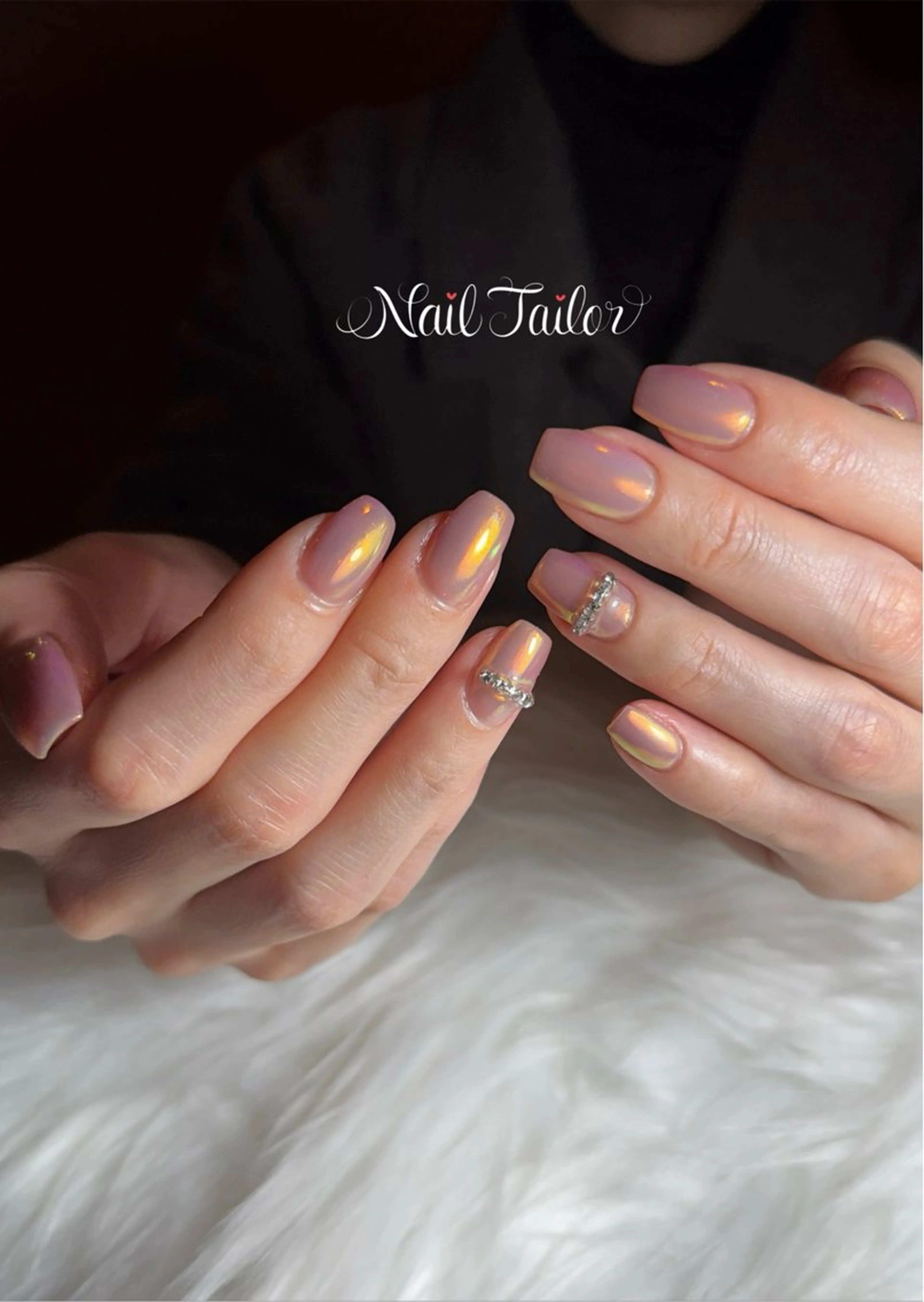 ネイル フラッシュネイル 氷ネイル・うるうるネイル マグネットネイル ミラーネイル ワンカラーネイル ハンドネイル 〜Nail Tailor〜 ネイルテイラー所属・NailTailor ネイルテイラーのネイルデザイン