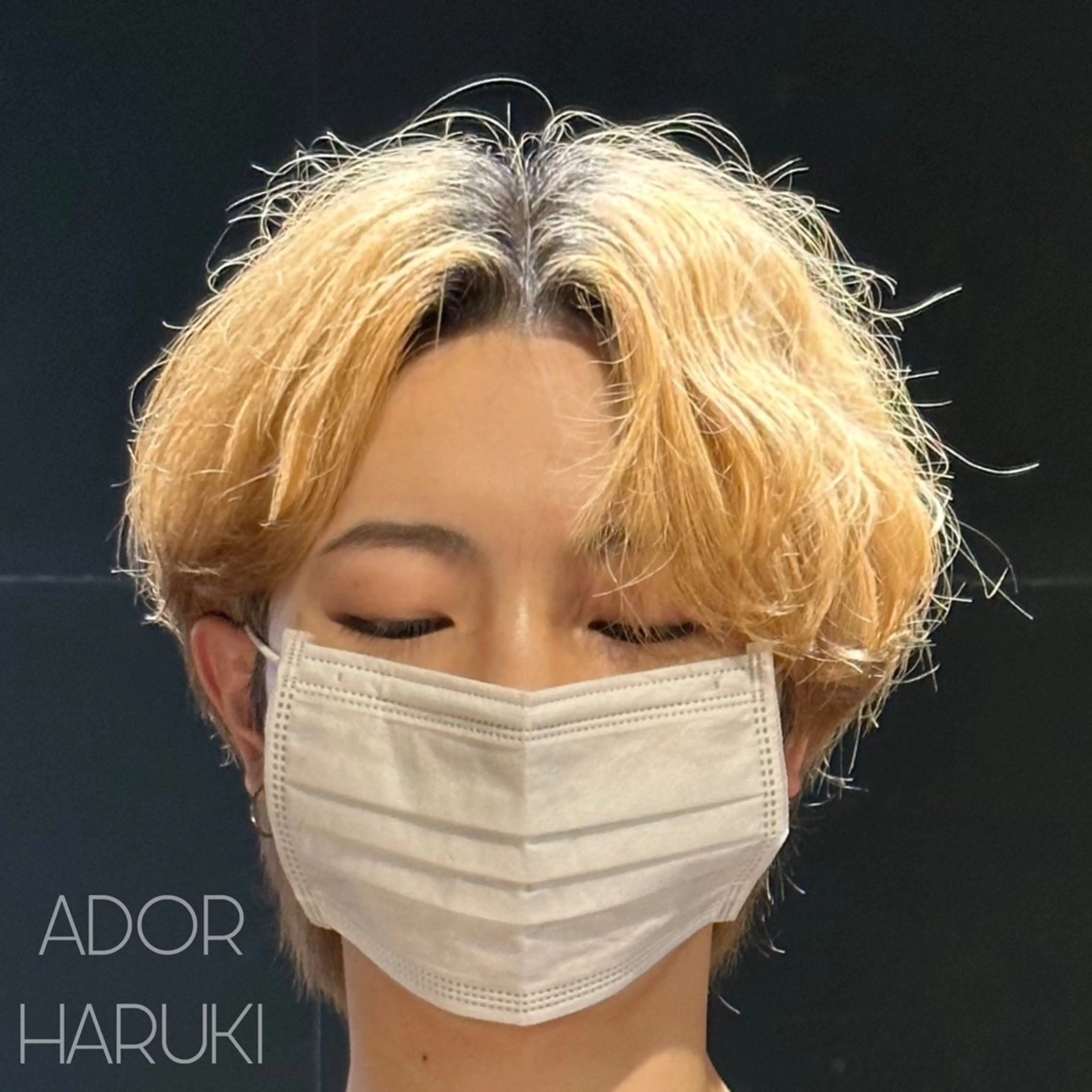 ヘアアレンジ メンズ 韓国ヘアADOR HARUKIのヘアスタイル