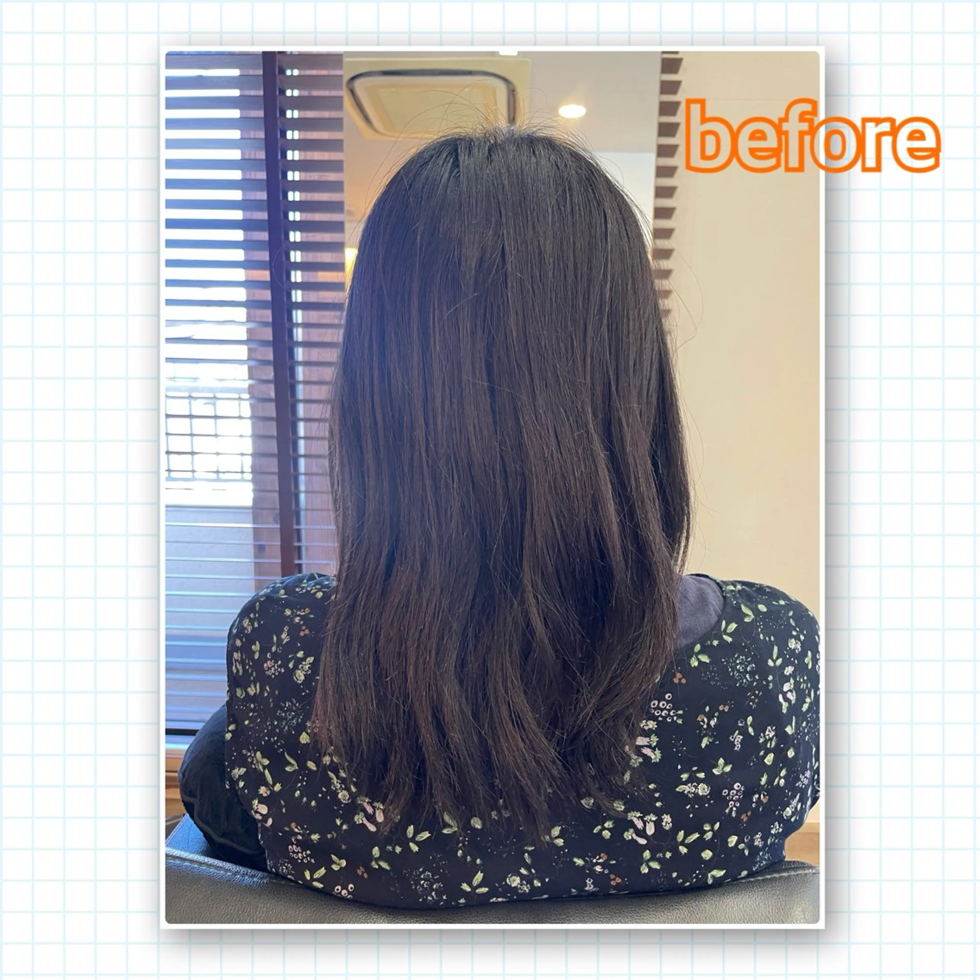ロング アミーベル🧸🧡 井口店✂️しおりのヘアスタイル