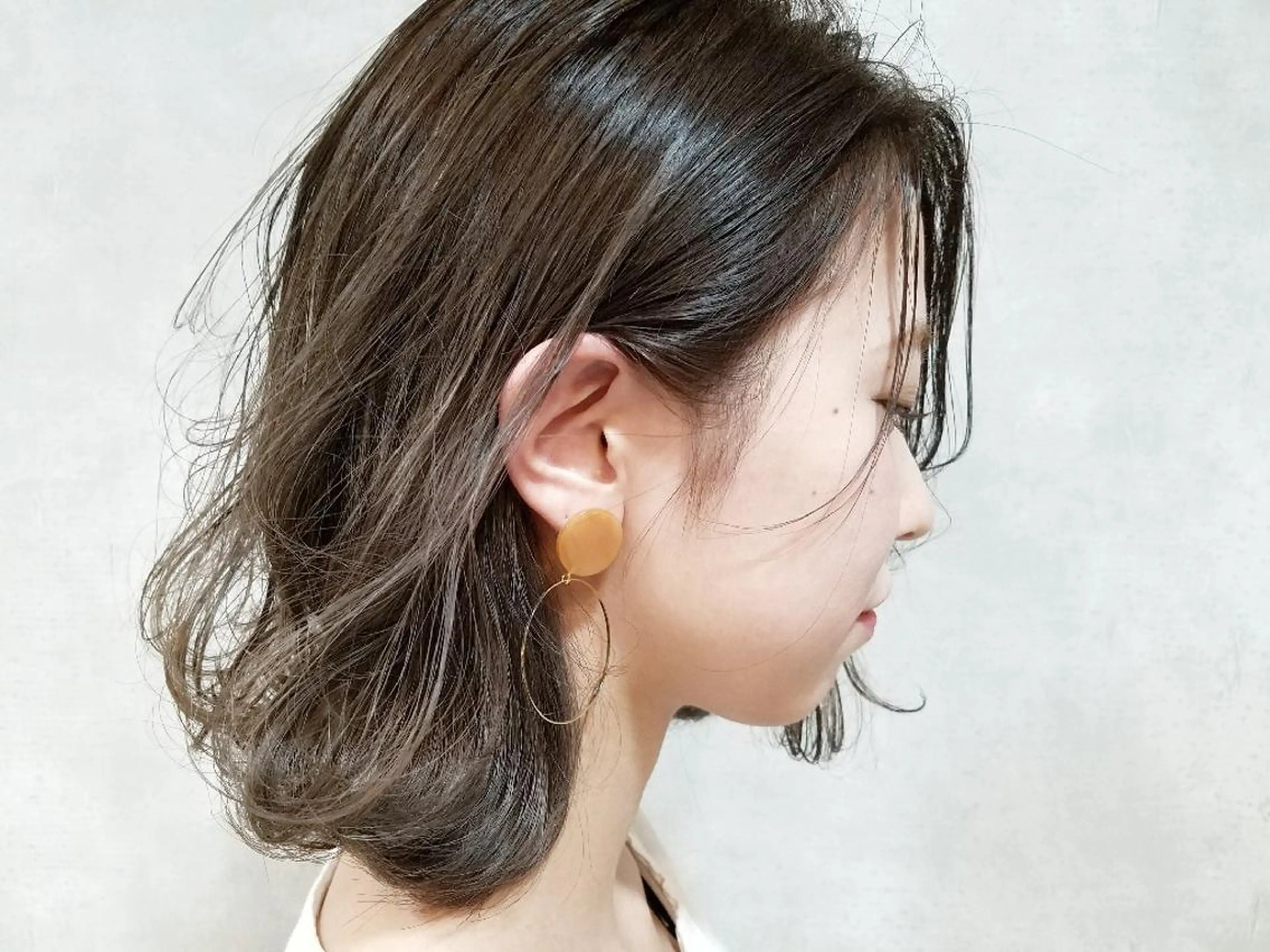 ショート カラー ベージュカラー ハイライトカラー ハイライト ウルフ、ボブ美容師 今井のヘアスタイル