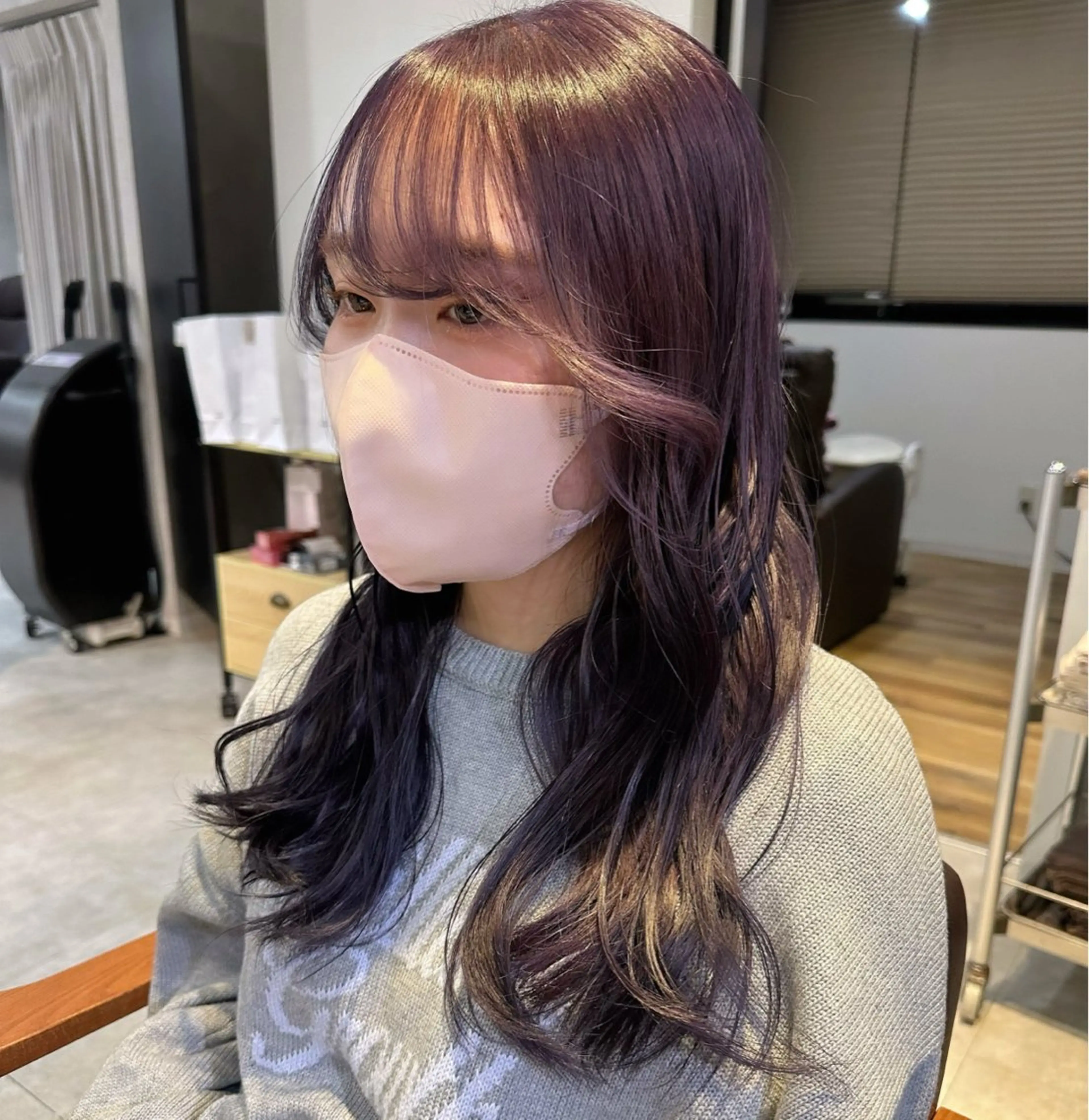 ロング カラー LICO HAIR＆RELAXATION 名駅店所属・メンズ特化美容師/ パーマ/波巻き/陸翔のヘアスタイル