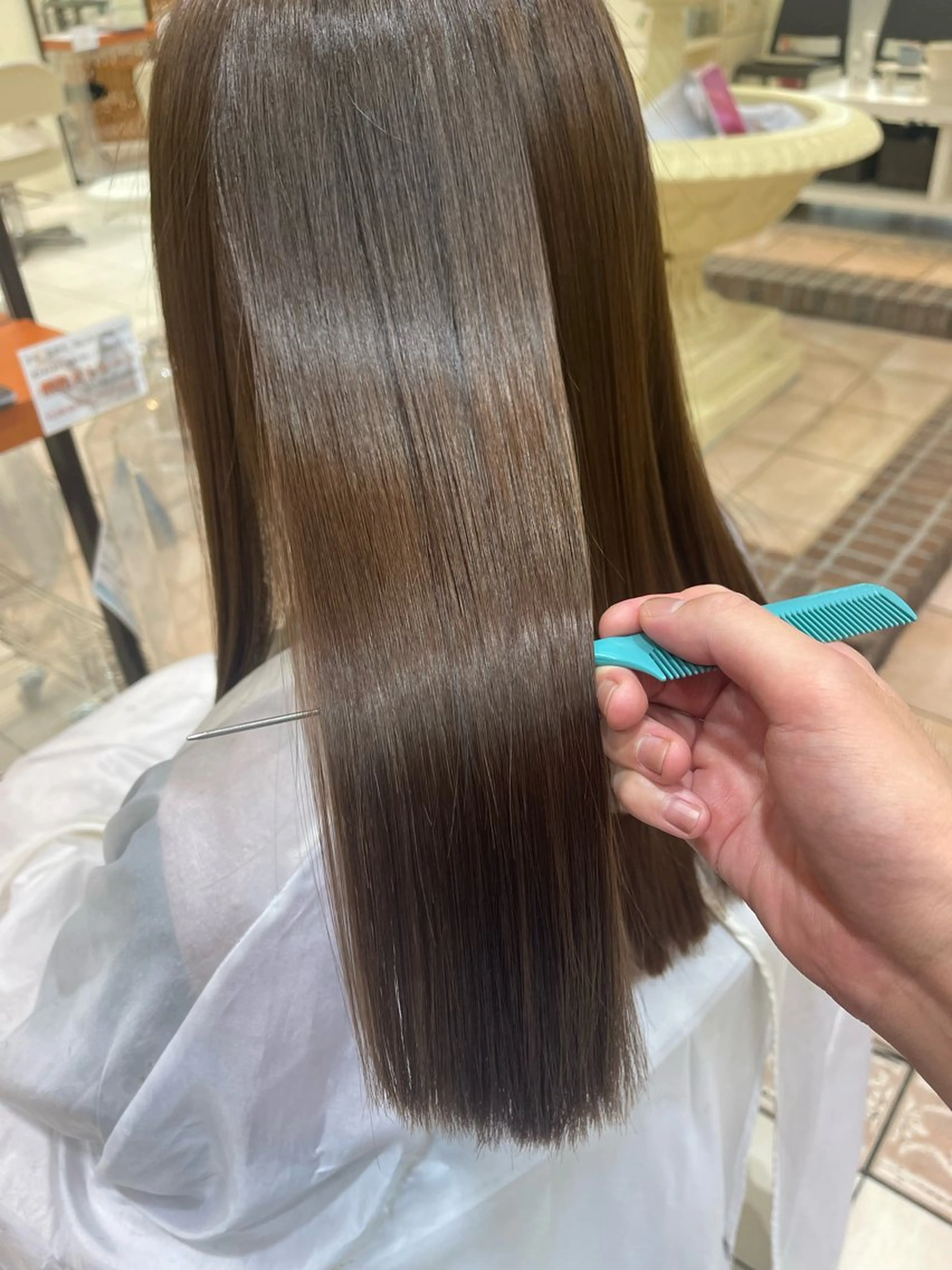 ロング 髪質改善 カネヒラ リョウスケのヘアスタイル