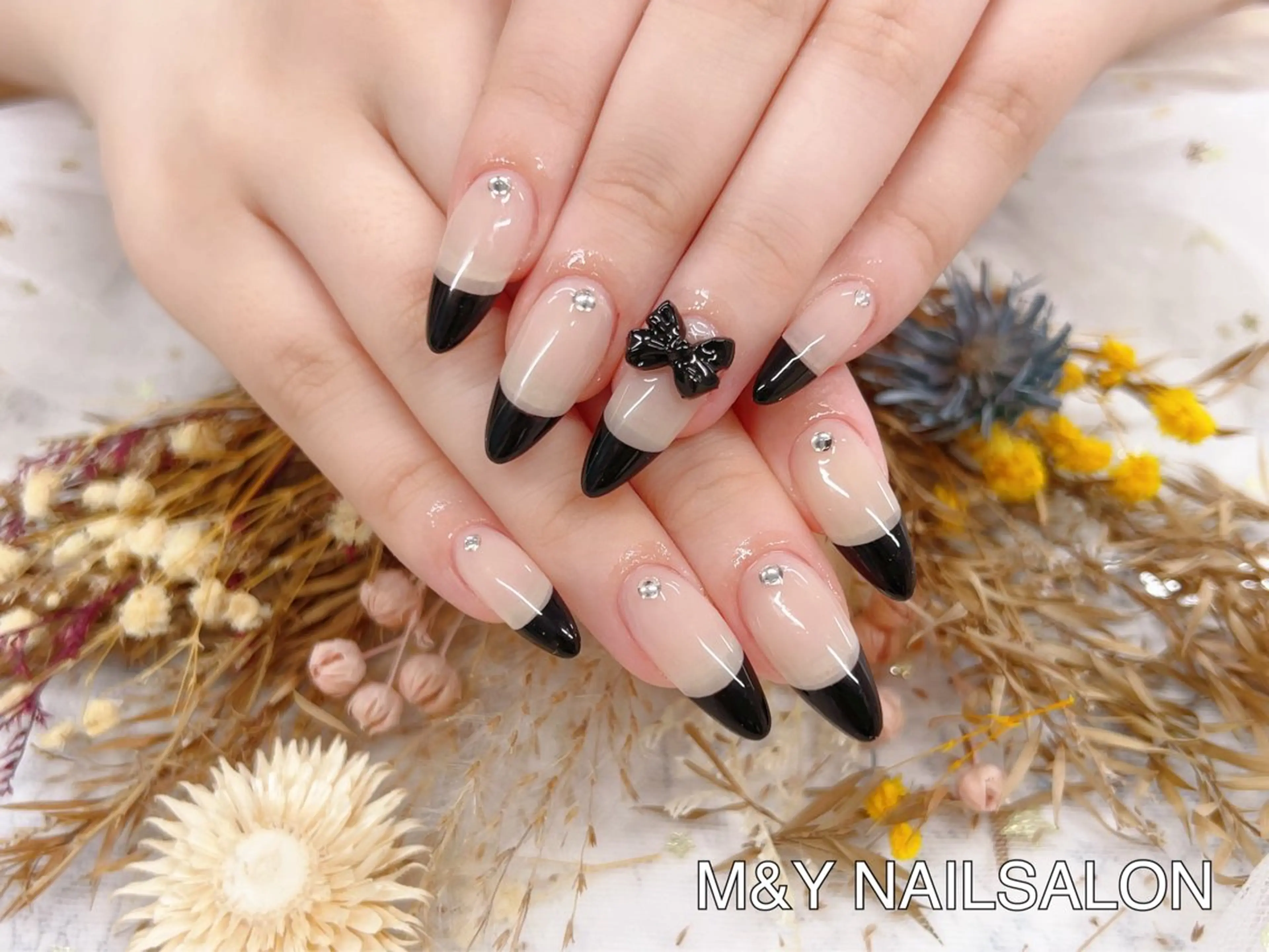 ネイル 長さ出し スカルプネイル ハンドネイル M&Y NailSalonのネイルデザイン