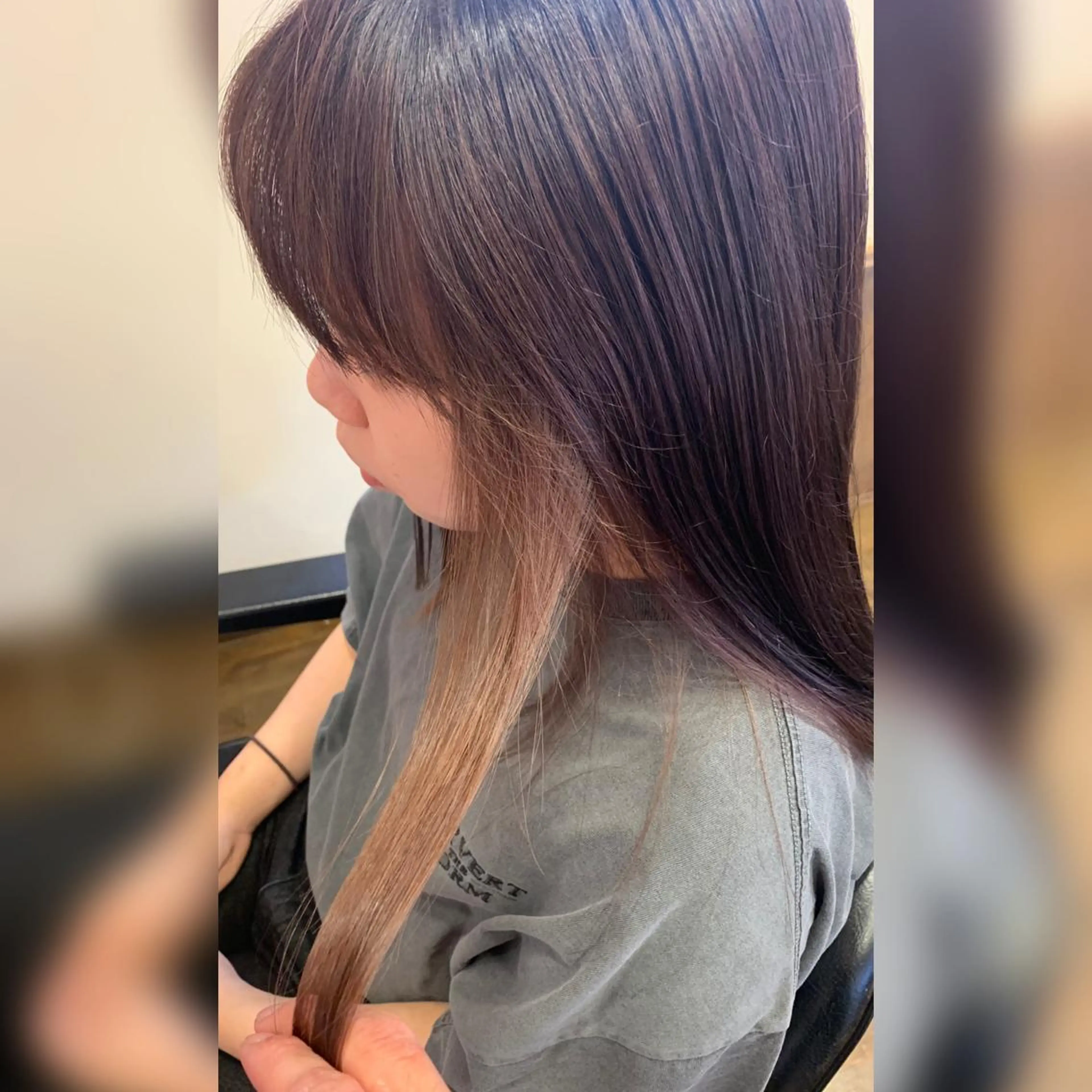 カラー ブリーチ 三好 達也のヘアスタイル