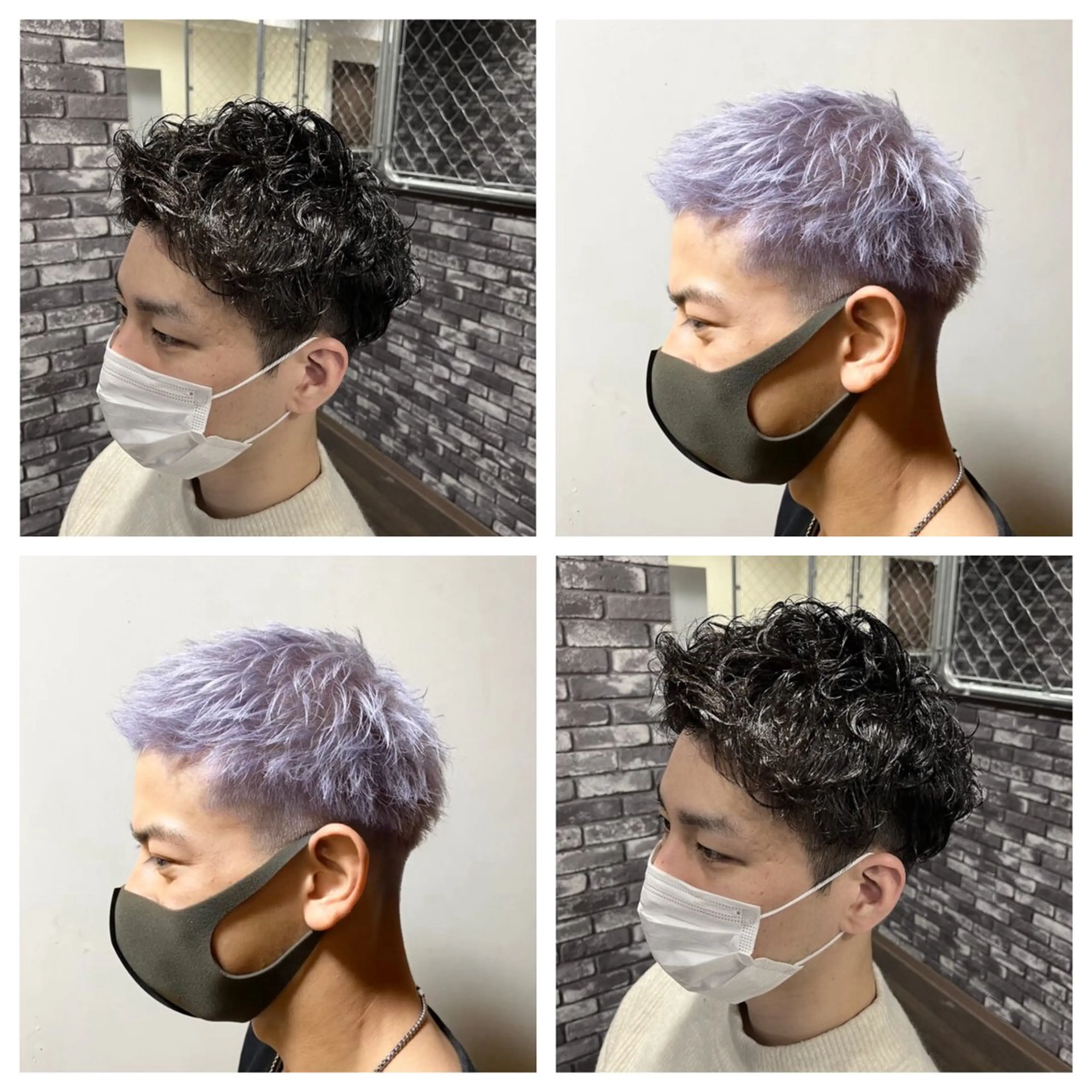 【モデルメニュー✨️】 men's  cut🩵ྀིショートスタイル🩵ྀི＋シャンプー🛁＋うる艶トリートメント🐬の写真