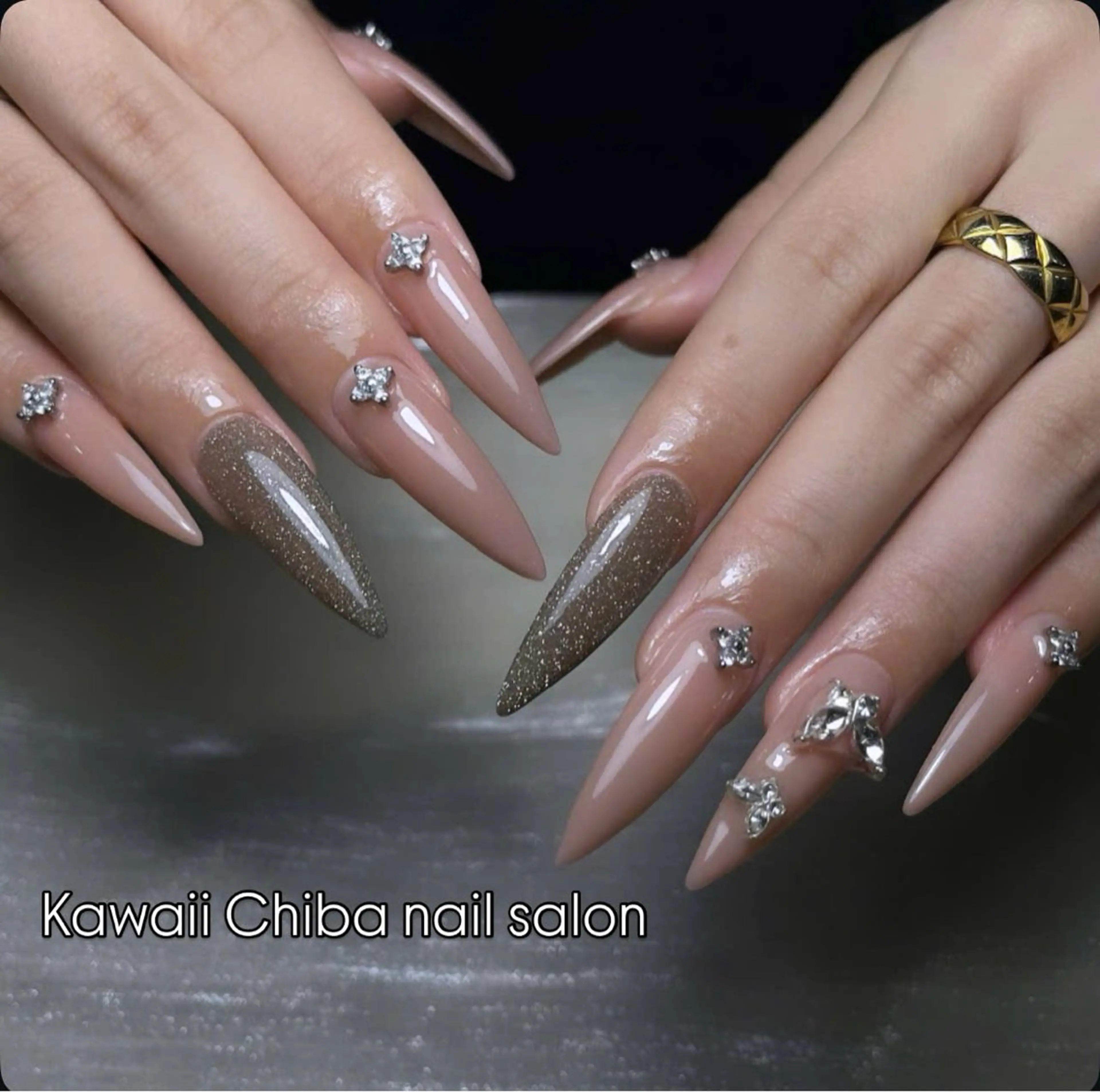 ネイル 韓国ネイル ワンホンネイル Kawaii _Nailのネイルデザイン