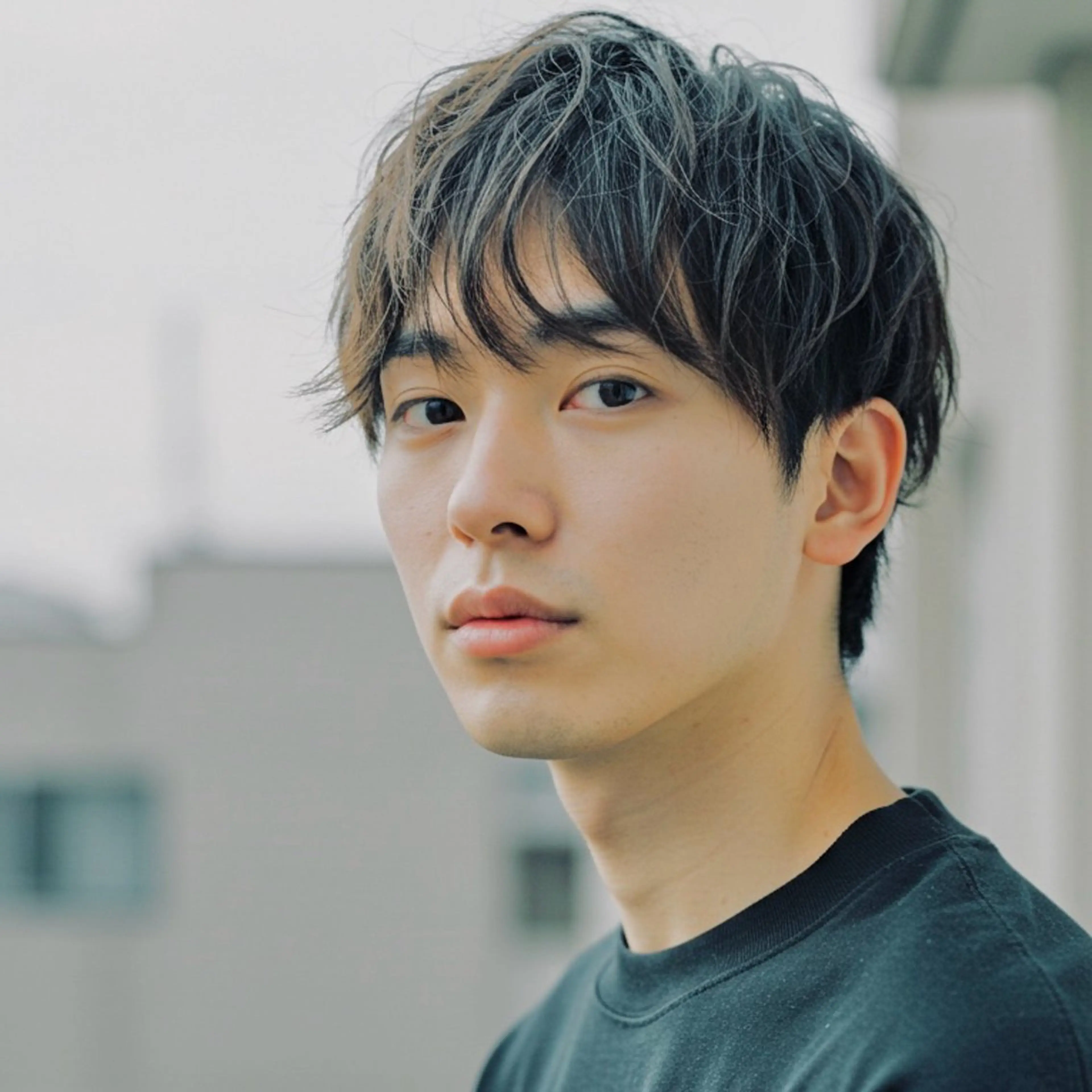 ショート カラー パーマ メンズ メンズ韓国風 メンズメッシュ メンズパーマ ツーブロック 刈り上げ カット ヘアカラー パーマ トリートメント ヘッドスパ 🎸メンズ/パーマ/ ショート🎸工藤達哉のヘアスタイル