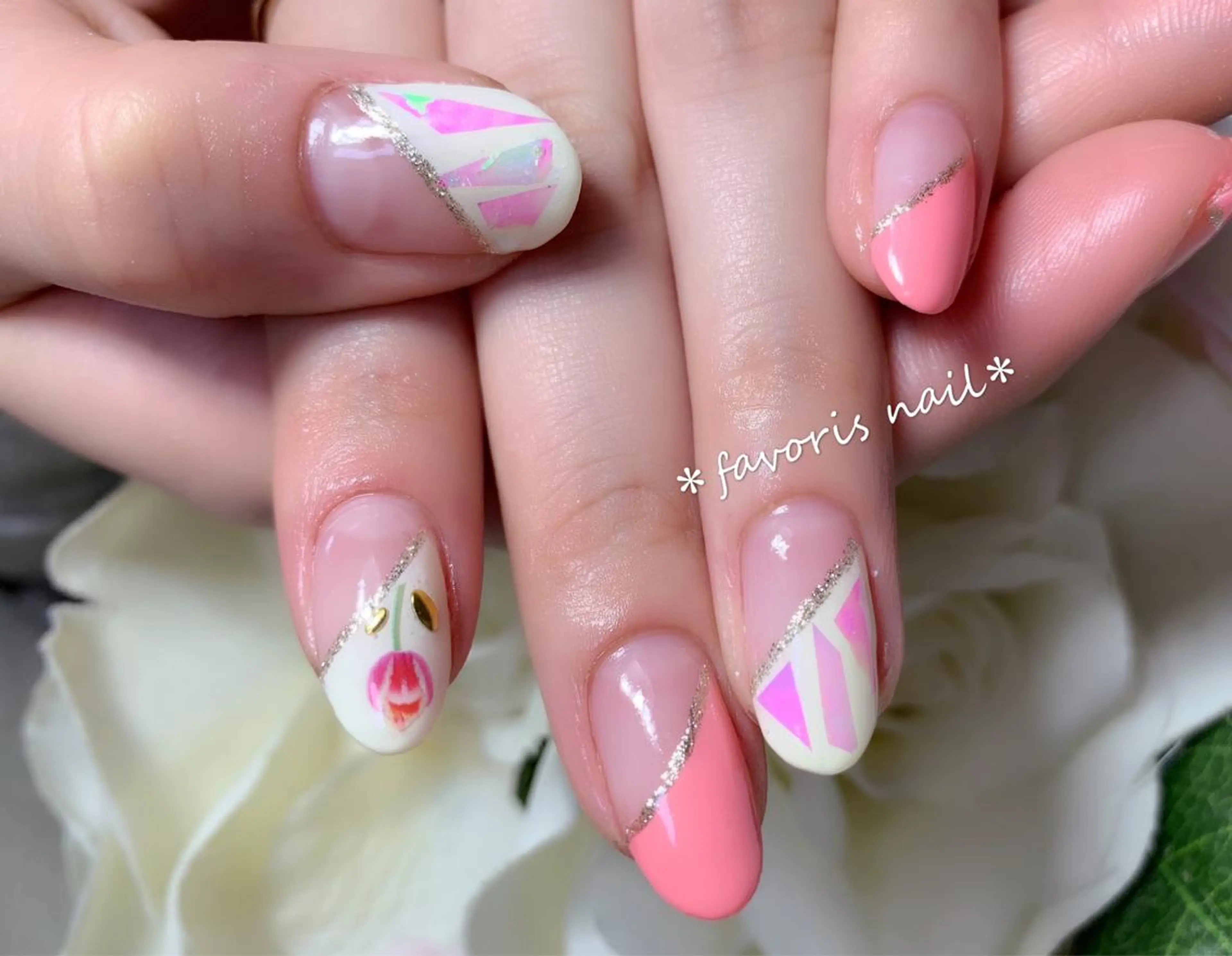 ネイル favoris nail🌼のネイルデザイン
