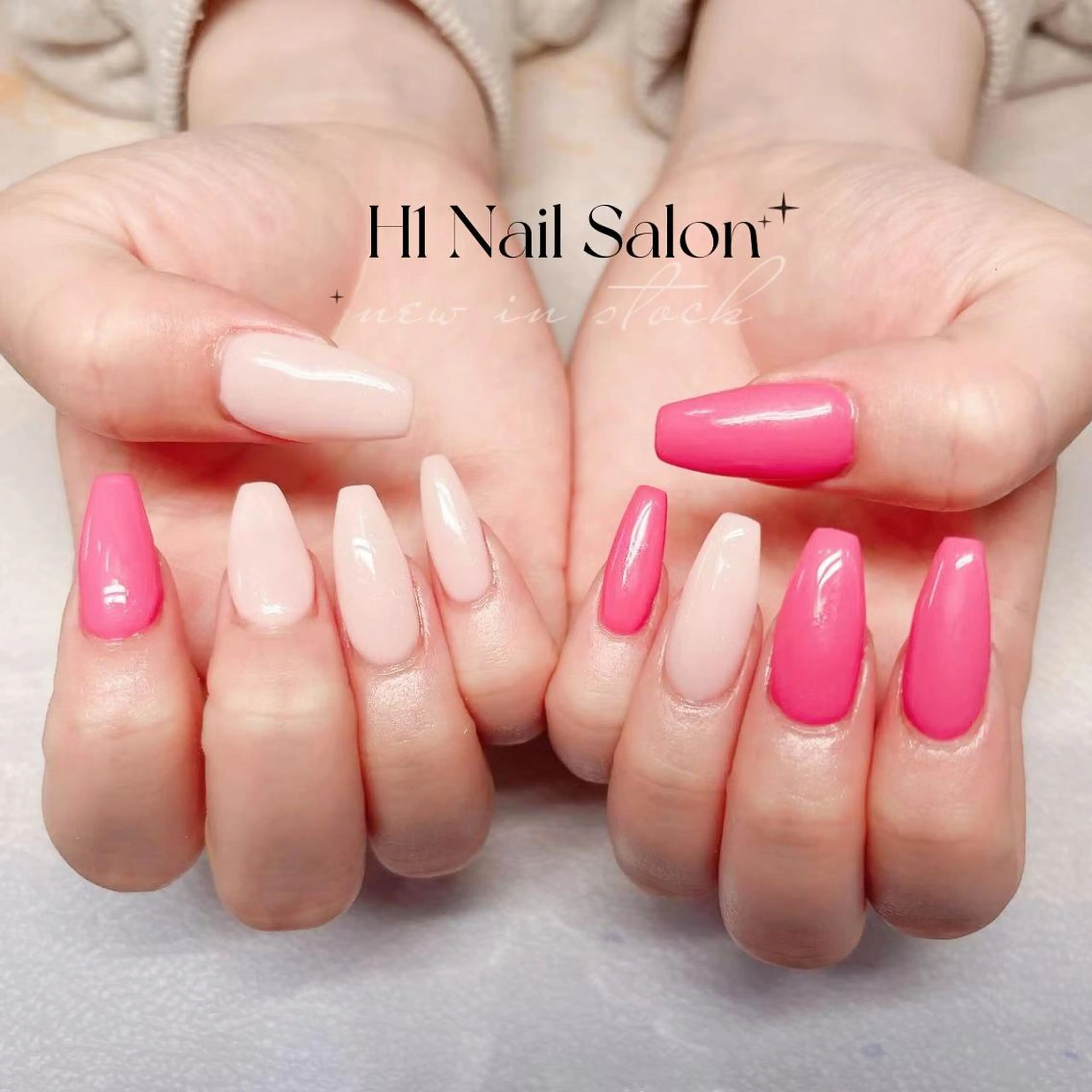 ロング ハンドネイル H1 ネイル サロンのネイルデザイン