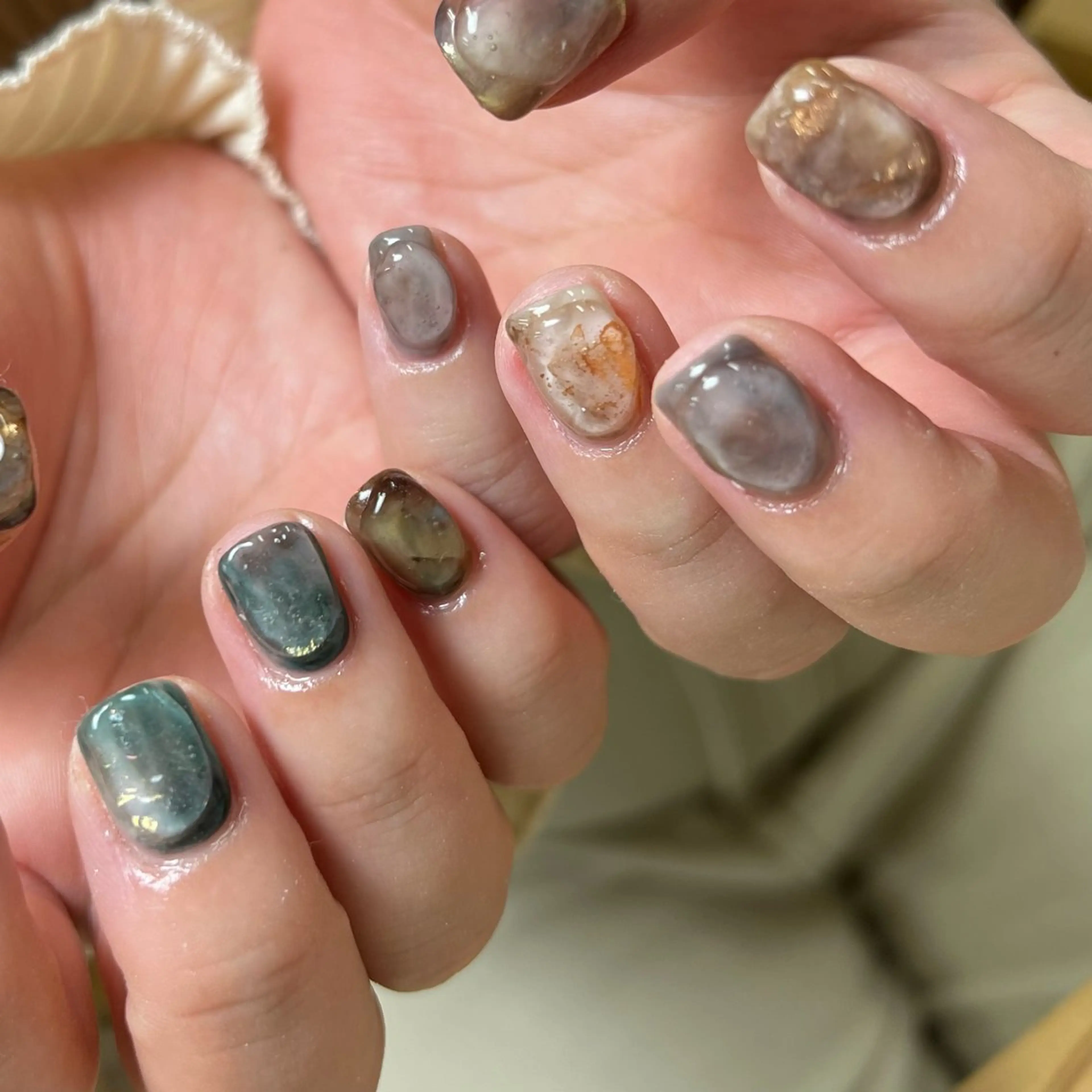 ネイル ハンドネイル nuás nailのネイルデザイン