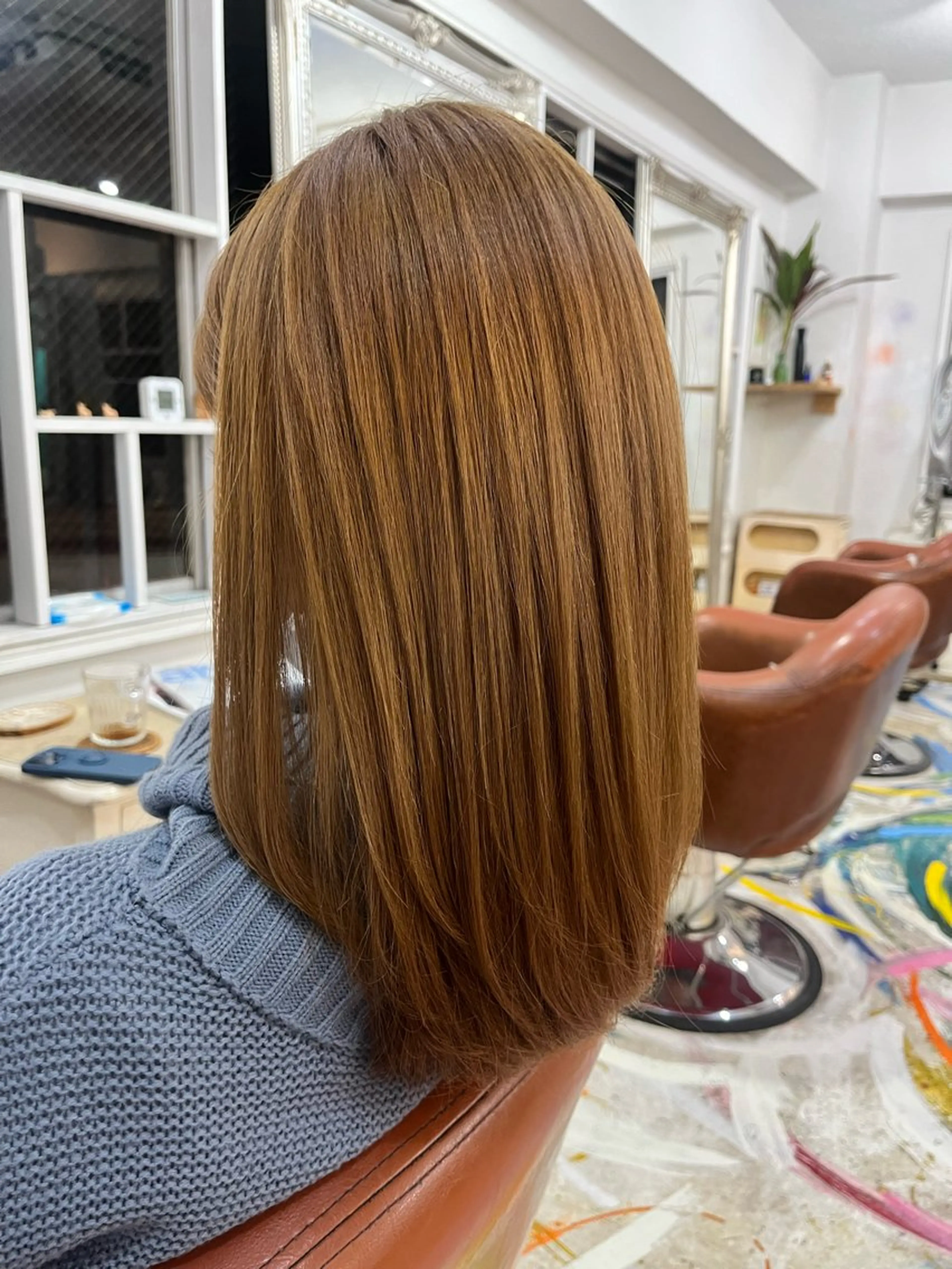 セミロング レイヤーカット 🦋ニュアンスカラー mary's🦋原宿のヘアスタイル