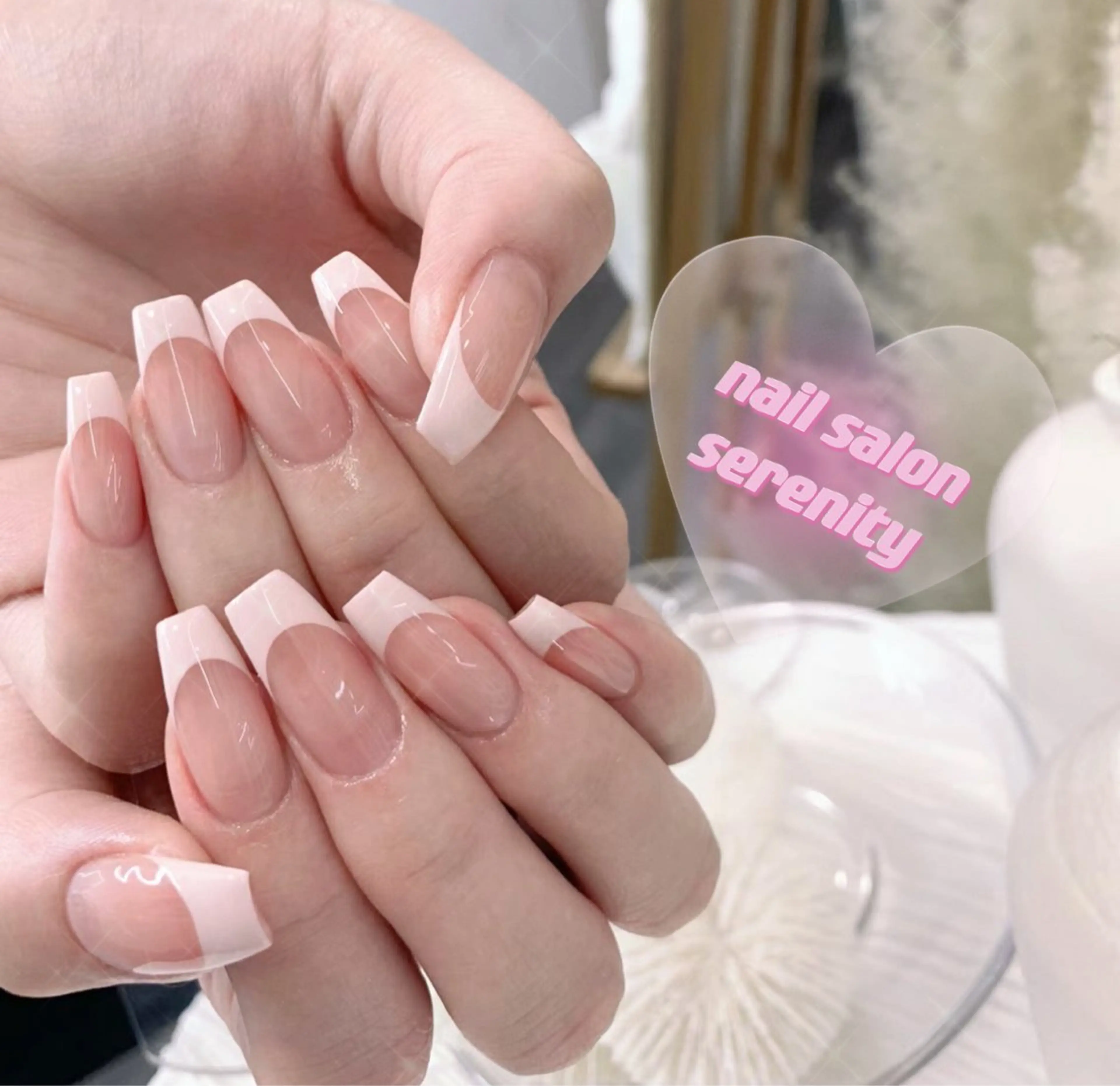 ネイル ハンドネイル ハンドケア ✨Serenity ワンホンネイルのネイルデザイン