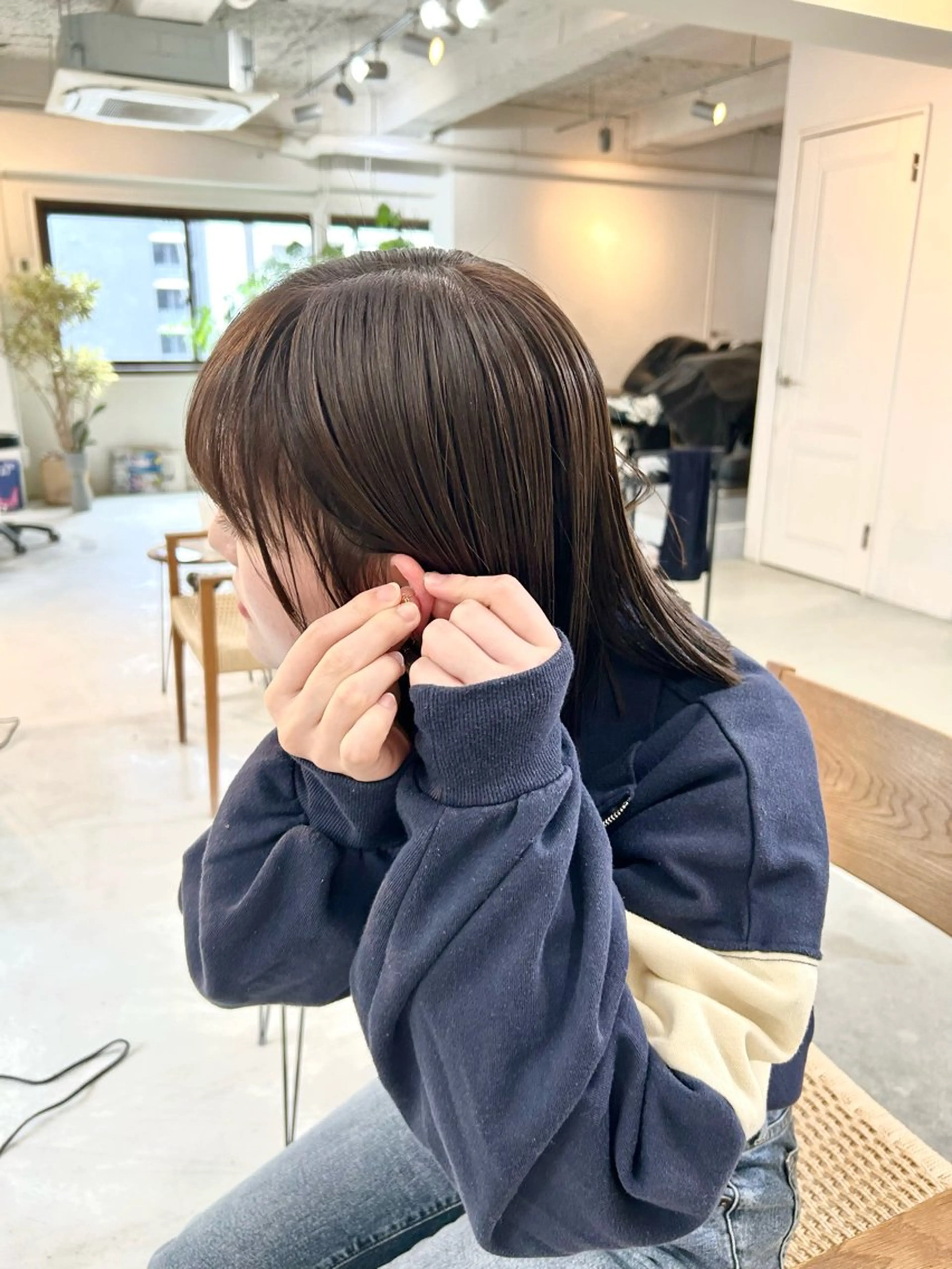ミディアム FavyS所属・平田 りくのヘアスタイル