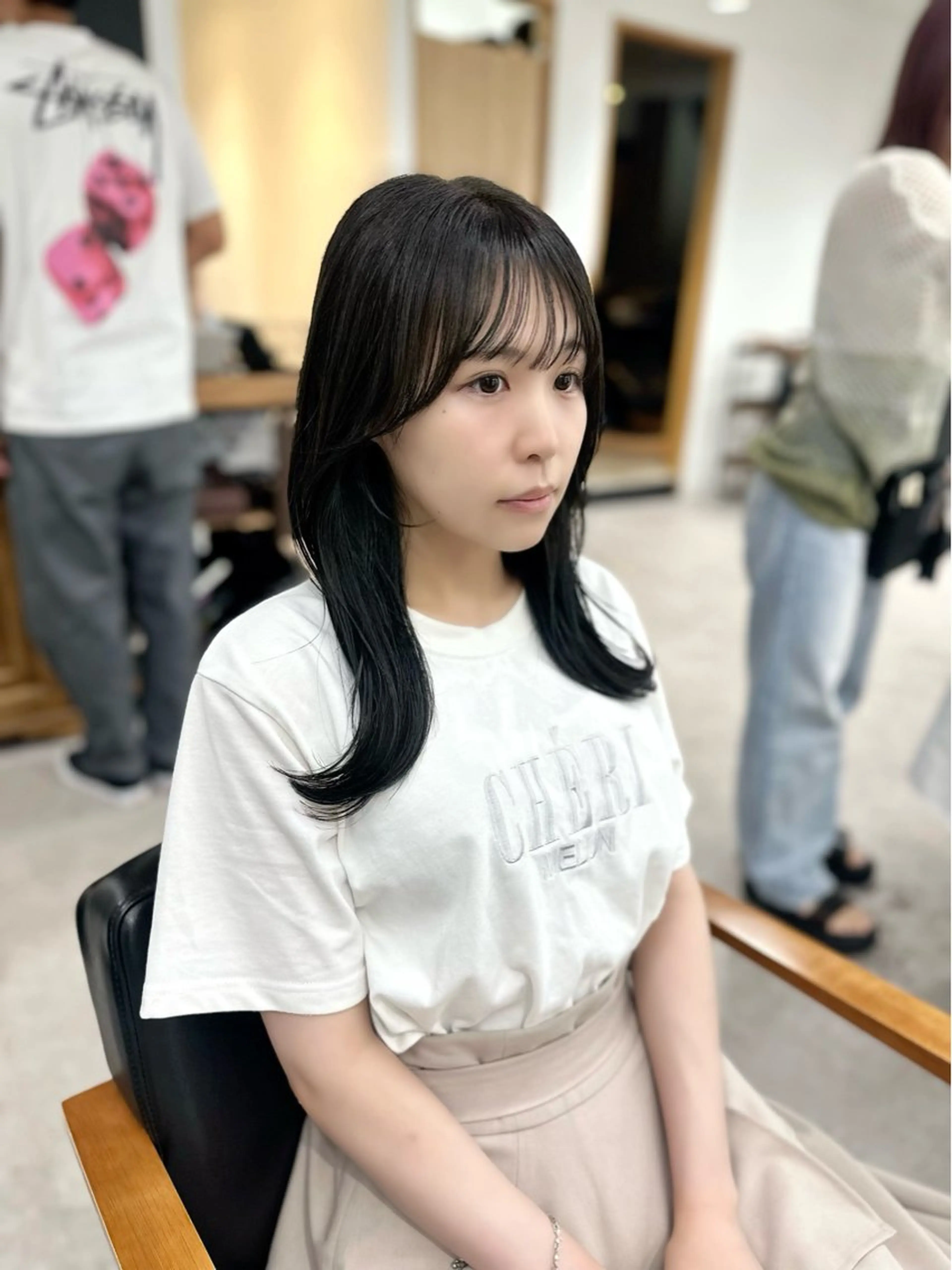 セミロング カラー パーマ ヘアアレンジ メンズ キッズ カット ヘアカラー 骨格似合わせレイヤー 🌿JUNのヘアスタイル