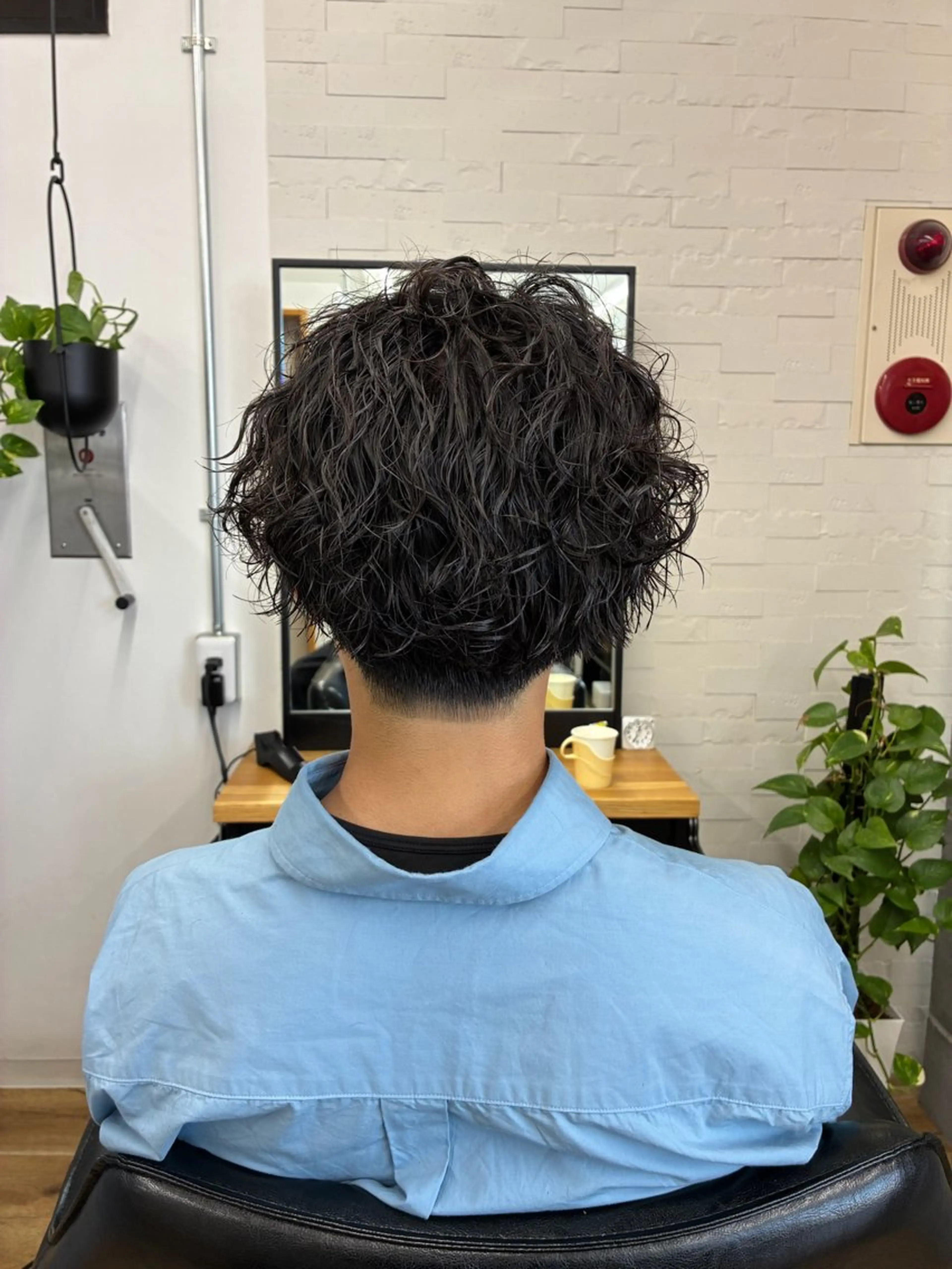 ミディアム カット パーマ メンズ特化/垣見 隼人のヘアスタイル