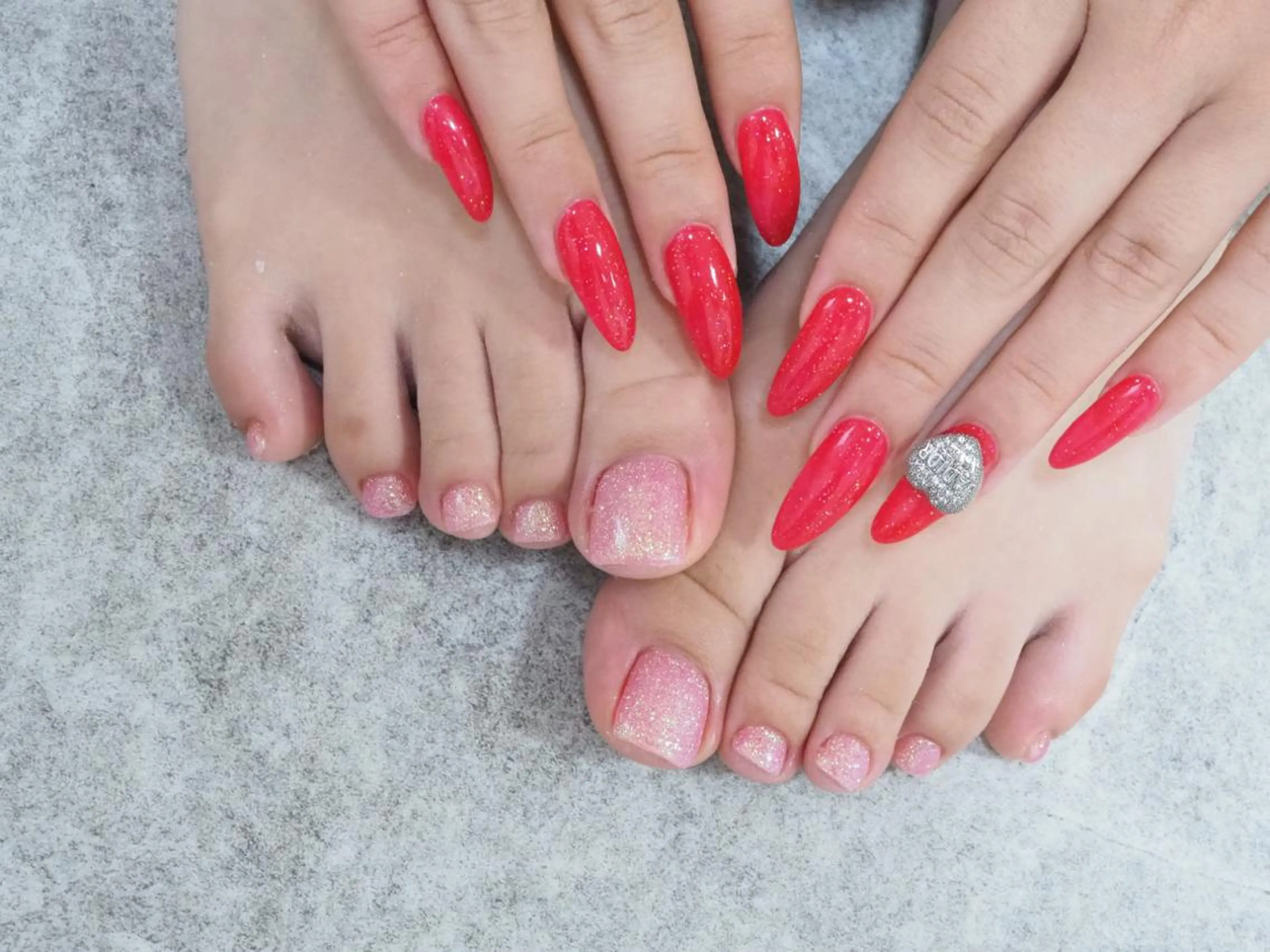 《foot🦶》極上ジェルワンカラーの写真