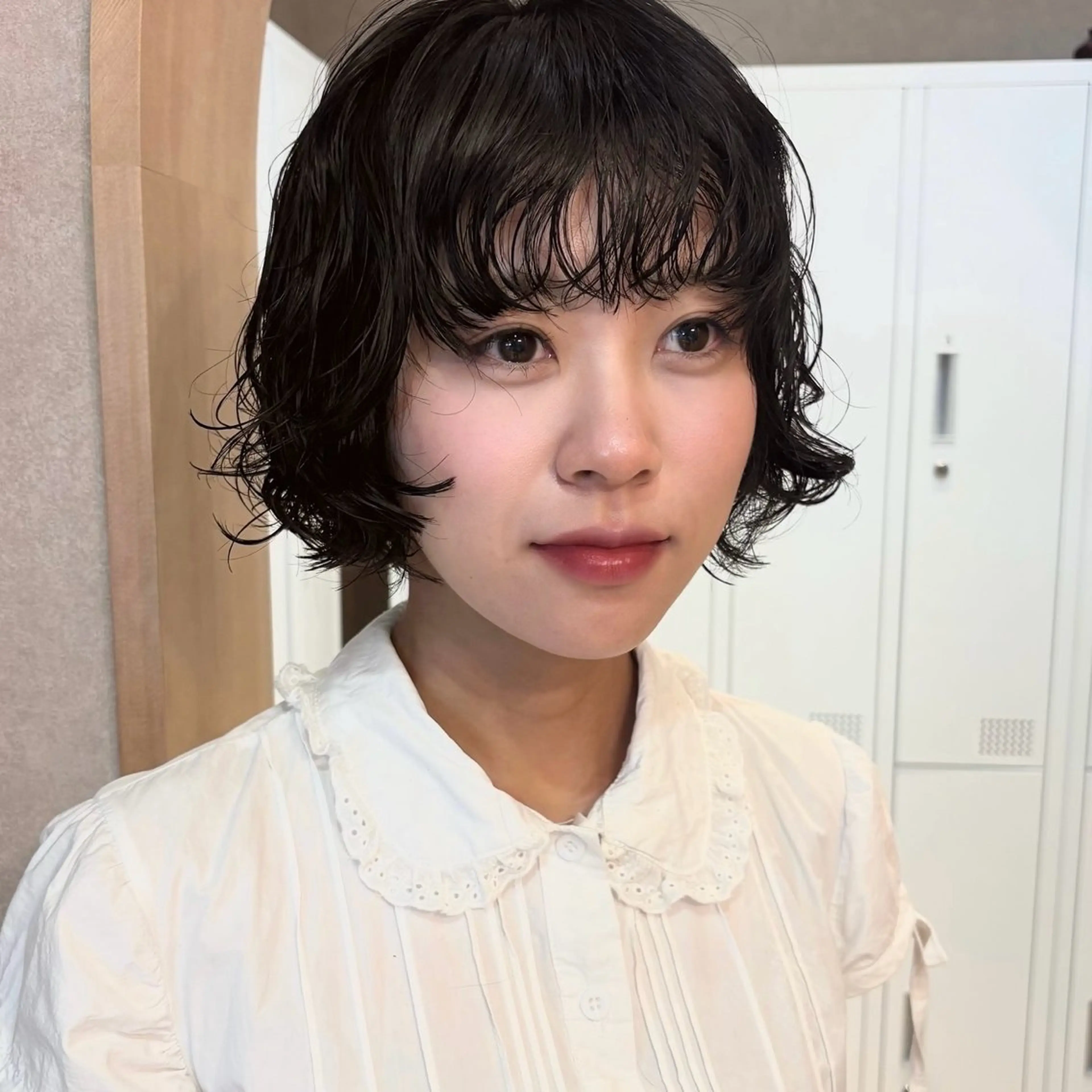 パーマ レイヤー/透明感 /ベージュ/りほ🤍のヘアスタイル