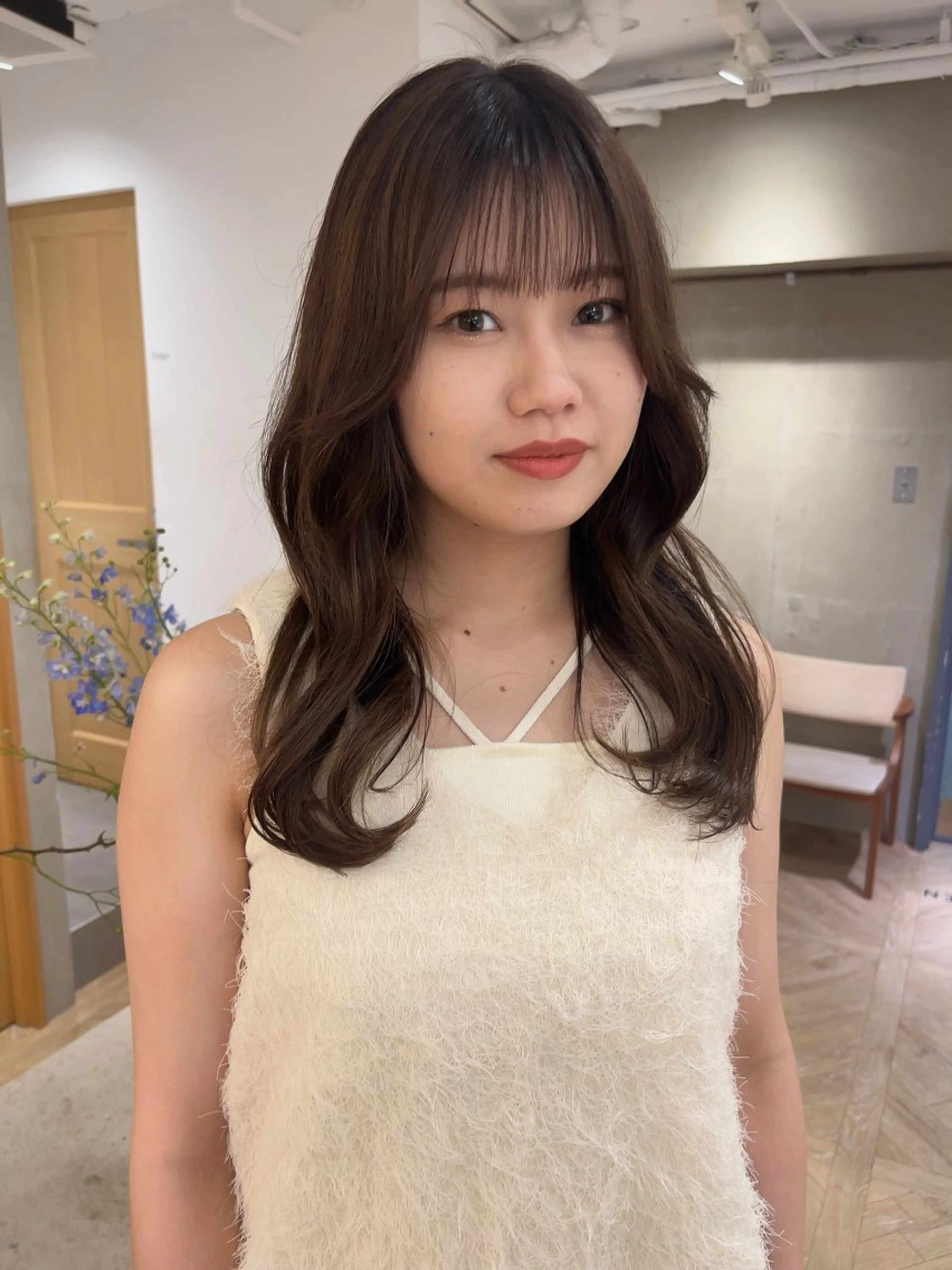 ロング カット ヘアカラー トリートメント レイヤーカット ✨️奥田良太✨️のヘアスタイル