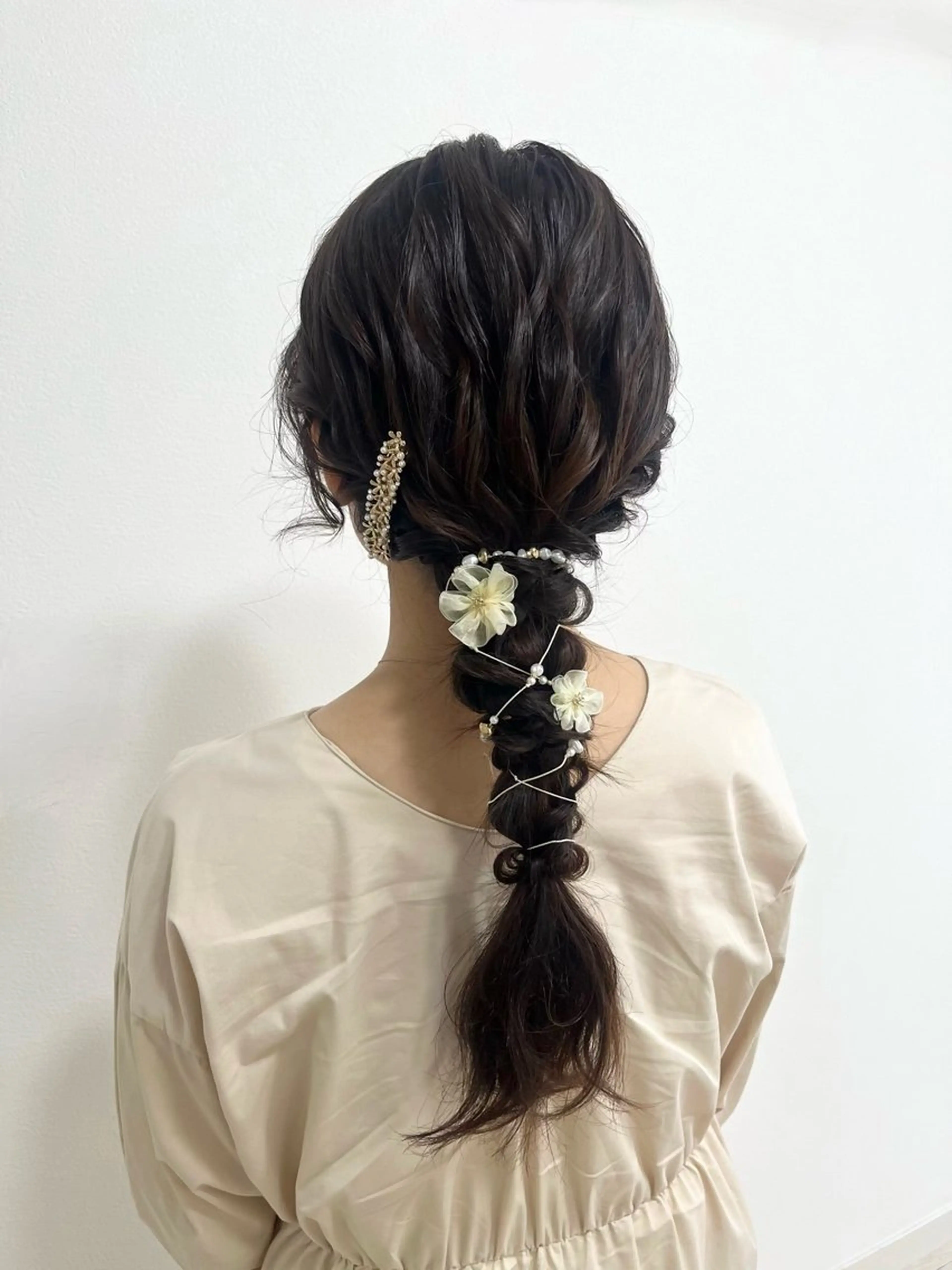 セミロング ヘアアレンジ ヘアセット ヘアセットサロン /上坪愛美のヘアスタイル