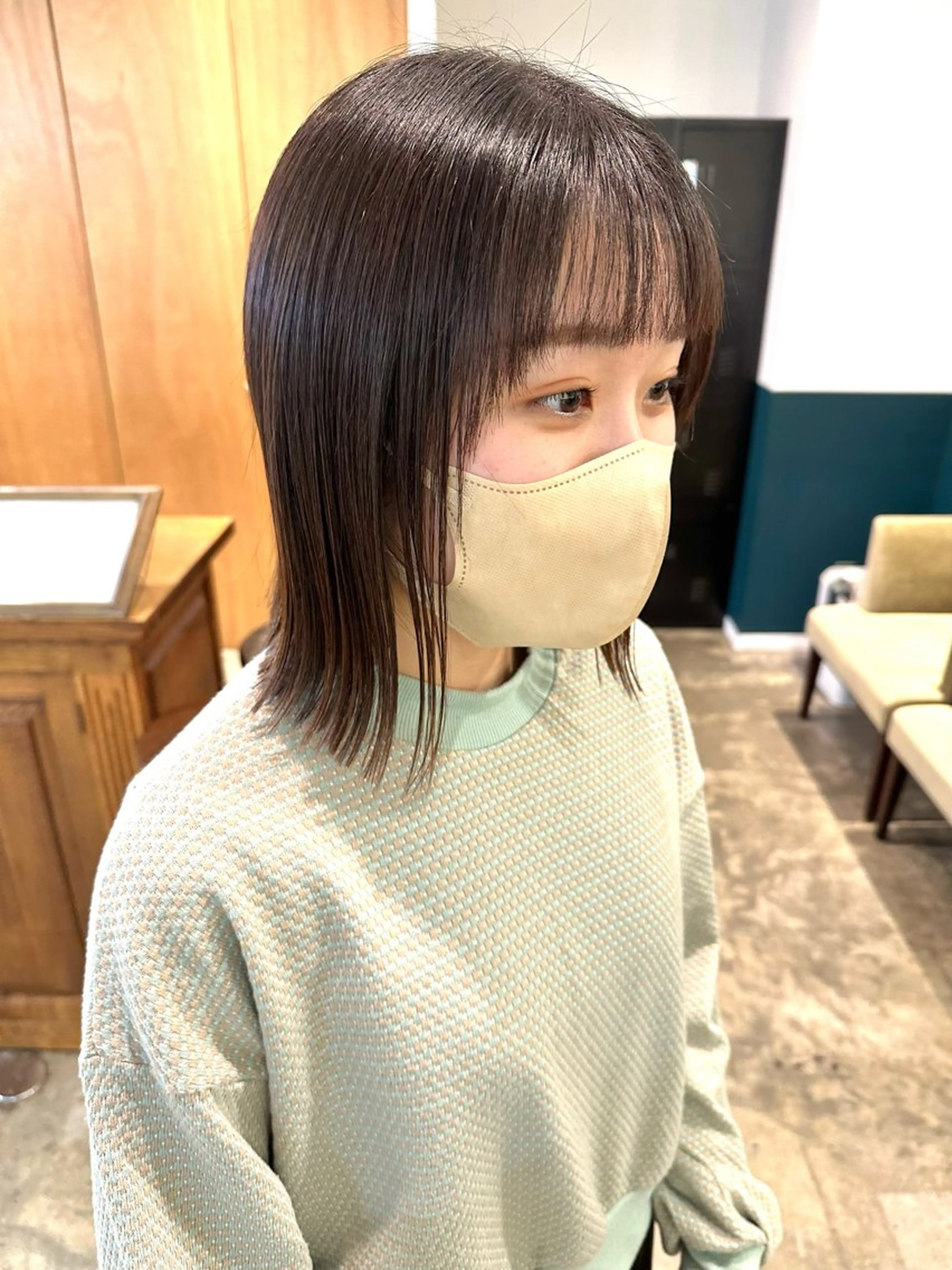 ミディアム ボブ 外ハネヘア ボブ特化美容師 /荒井悠葵のヘアスタイル
