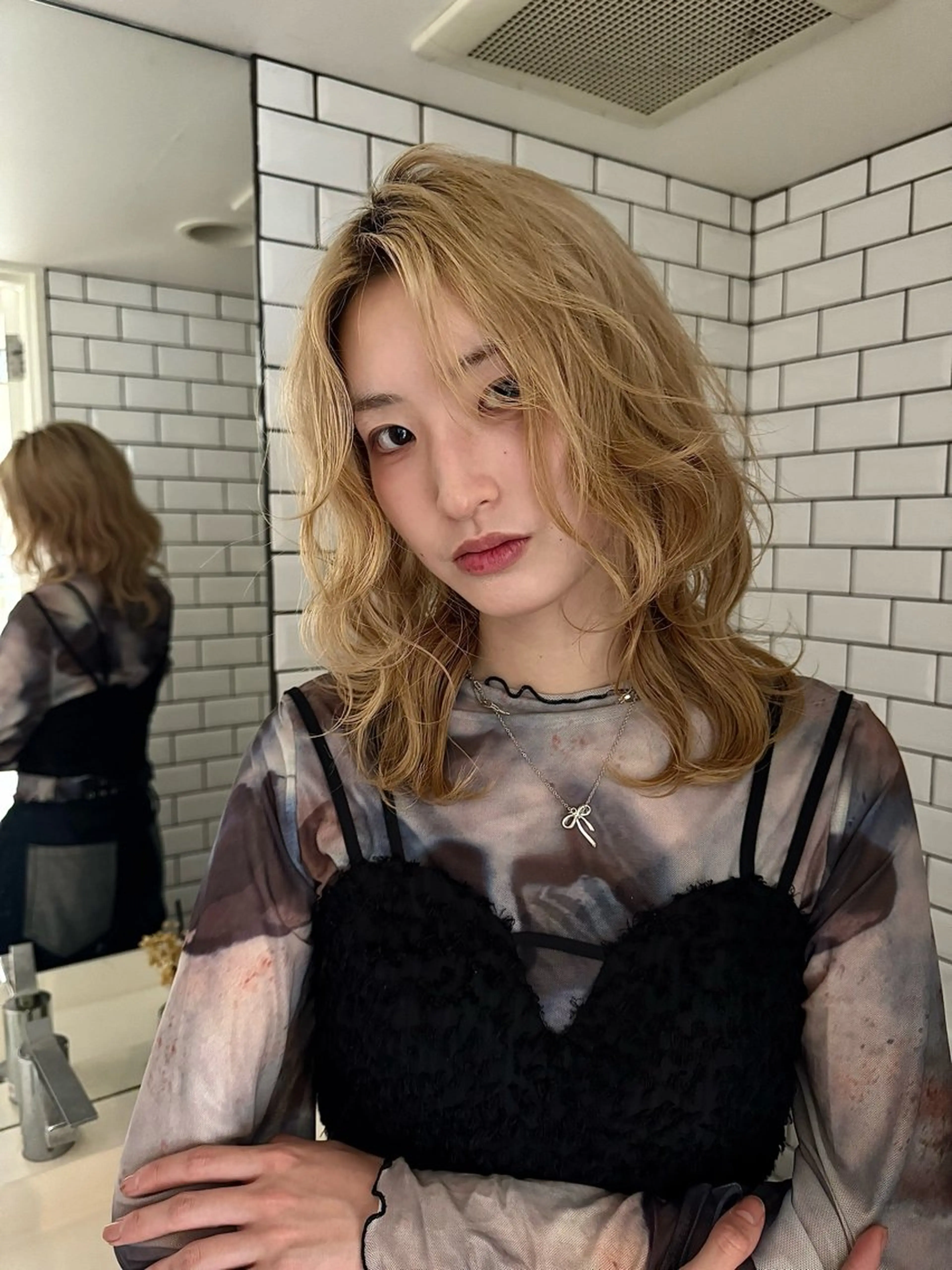 カラー ヘアカラー ブリーチ特化/ 渋谷/TAIKIのヘアスタイル