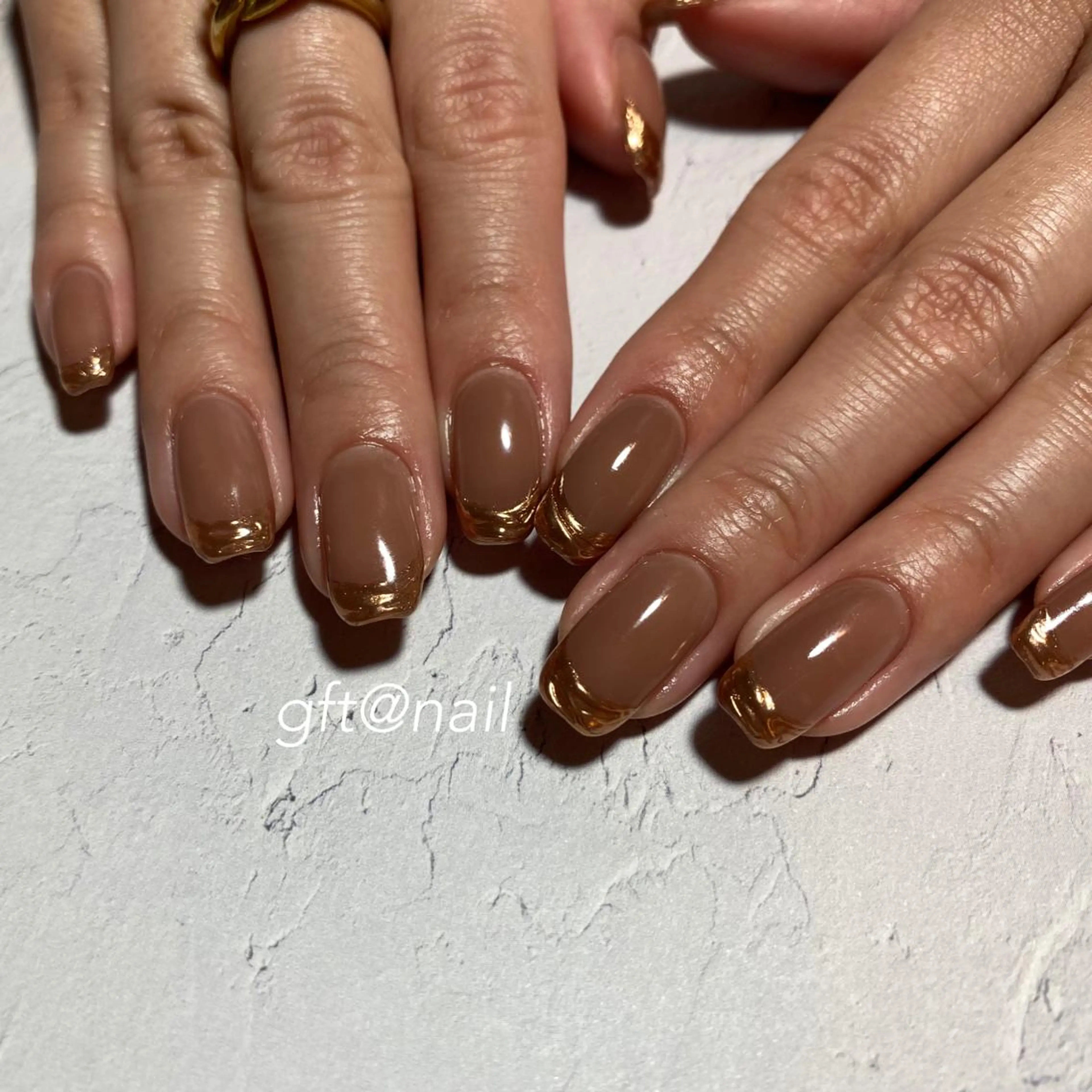 ネイル フレンチネイル ミラーネイル ハンドネイル etorca nailのネイルデザイン