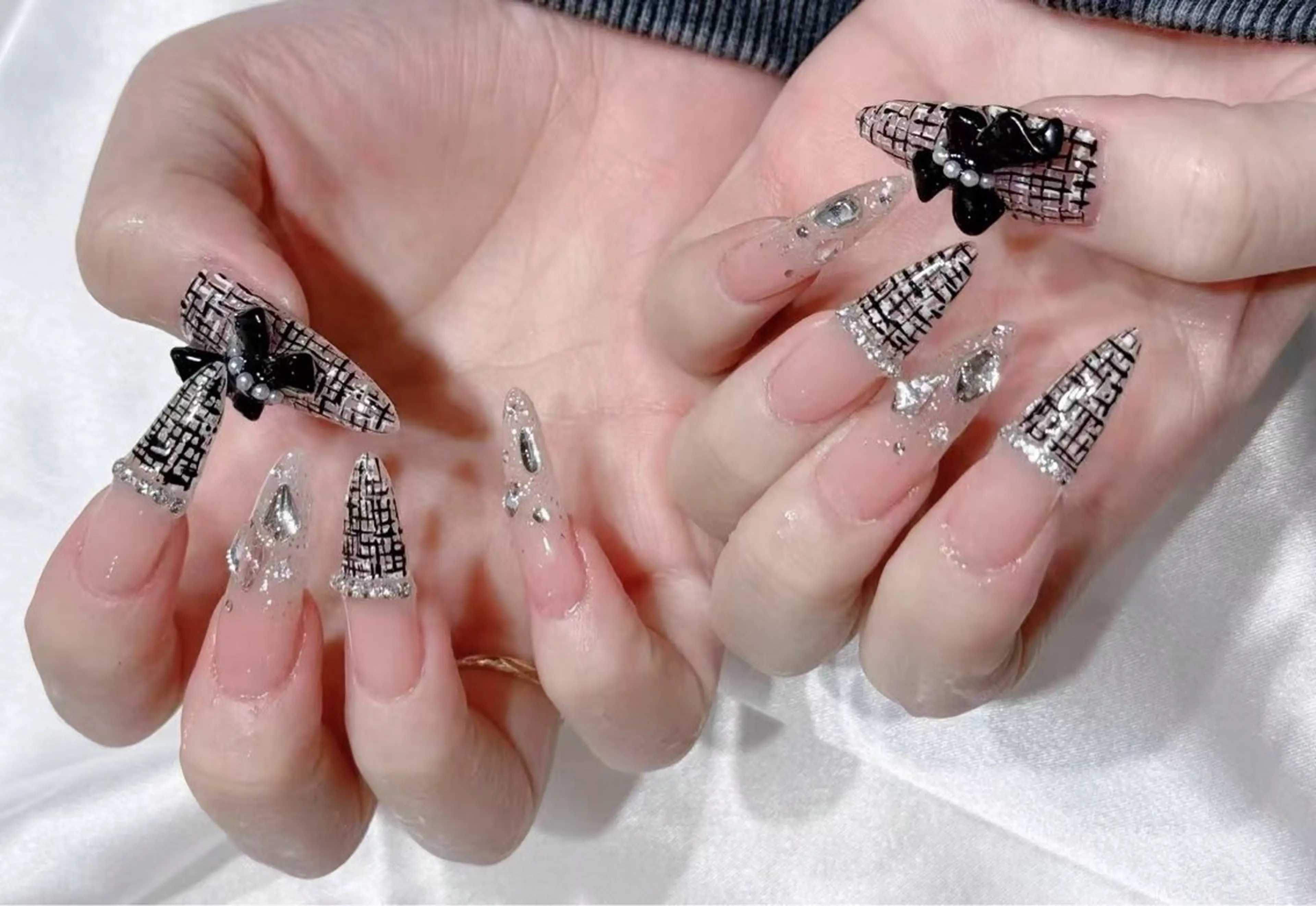 ネイル アートネイル フットネイル フレンチネイル ジェルネイル ハート Babarla Nailのネイルデザイン
