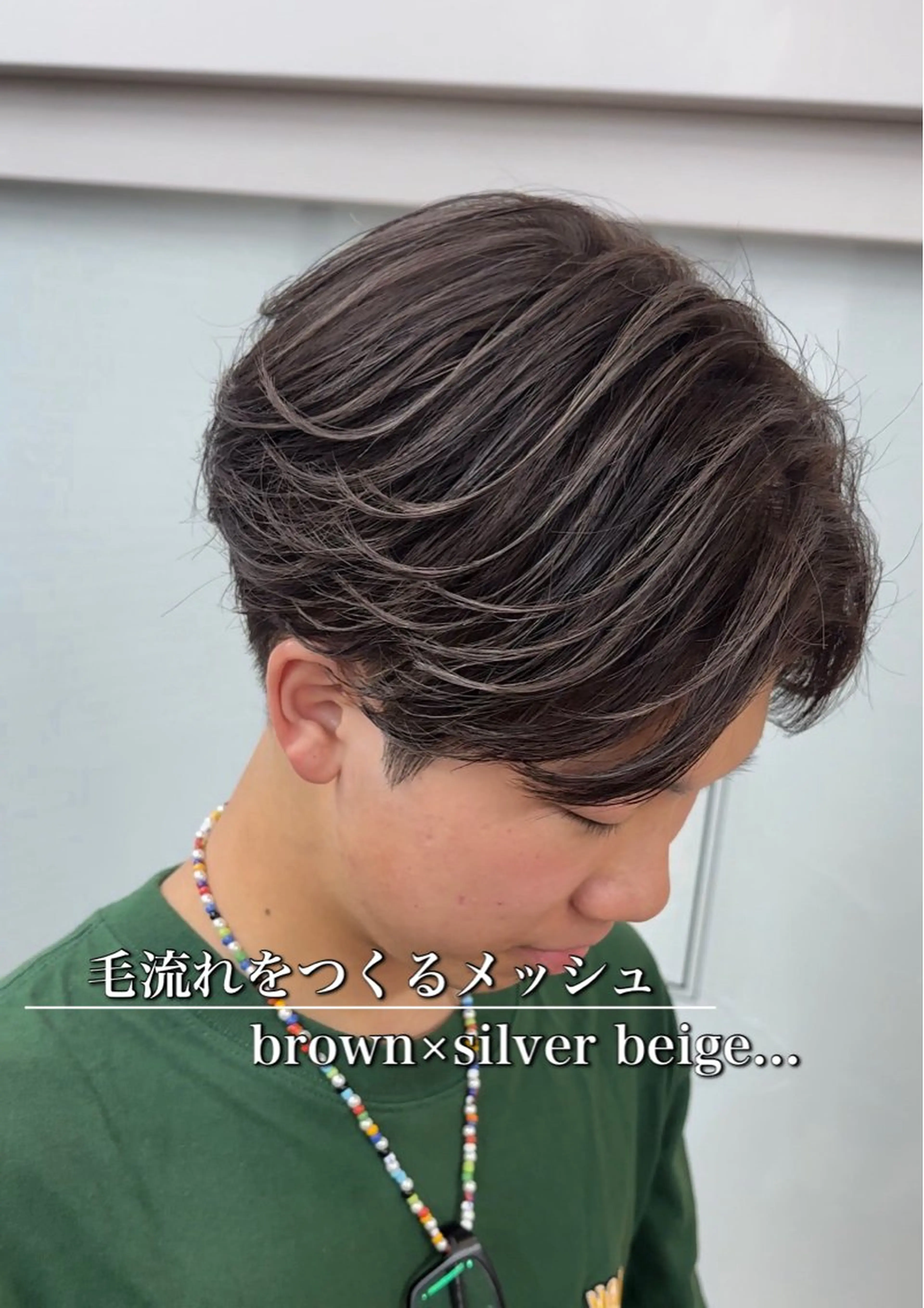 カラー メンズ メンズメッシュ メッシュ シルバー メンズカット ‪‪/メッシュのヘアスタイル