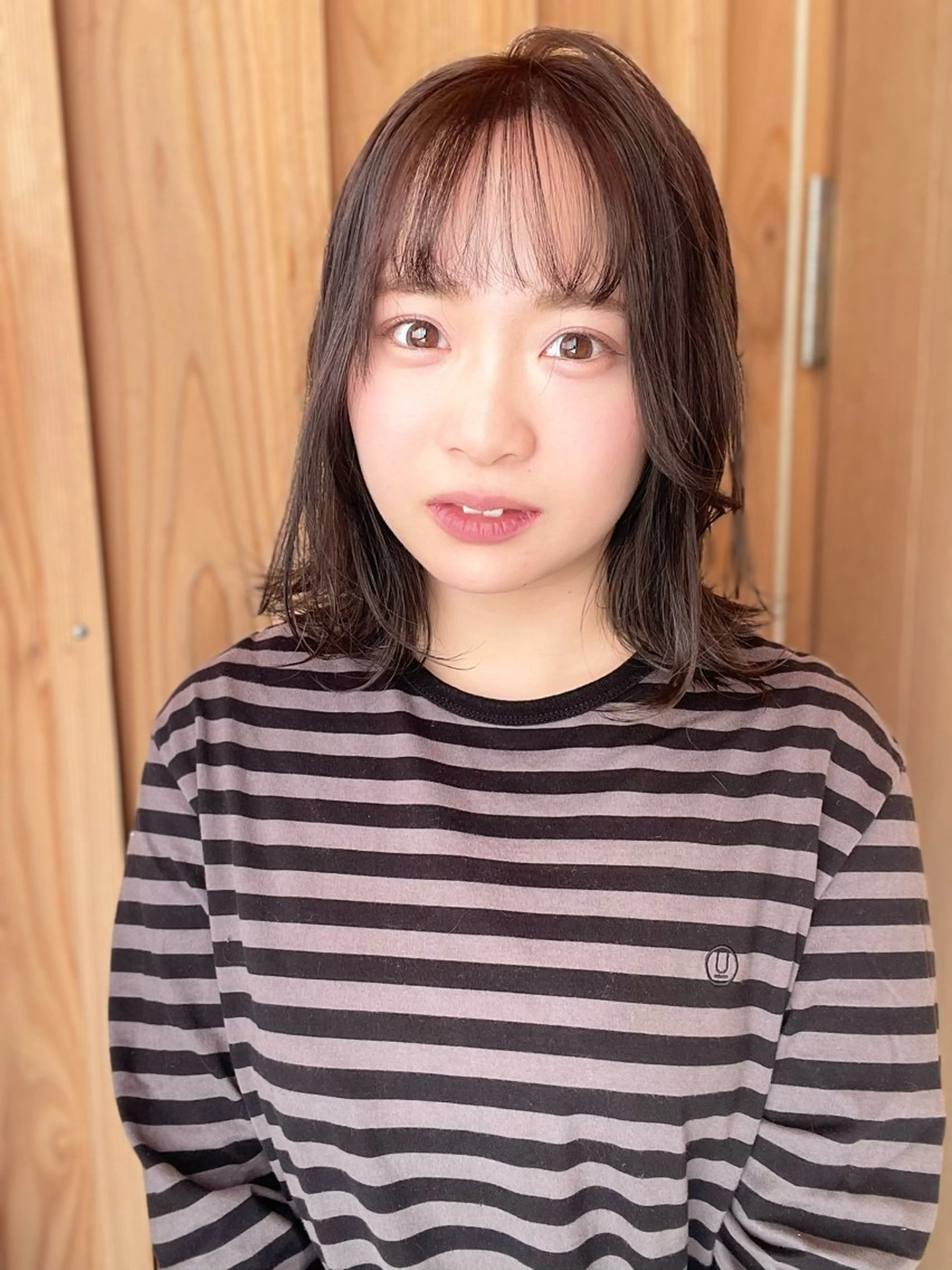 ミディアム カラー ちほ /ボブスタイルのヘアスタイル