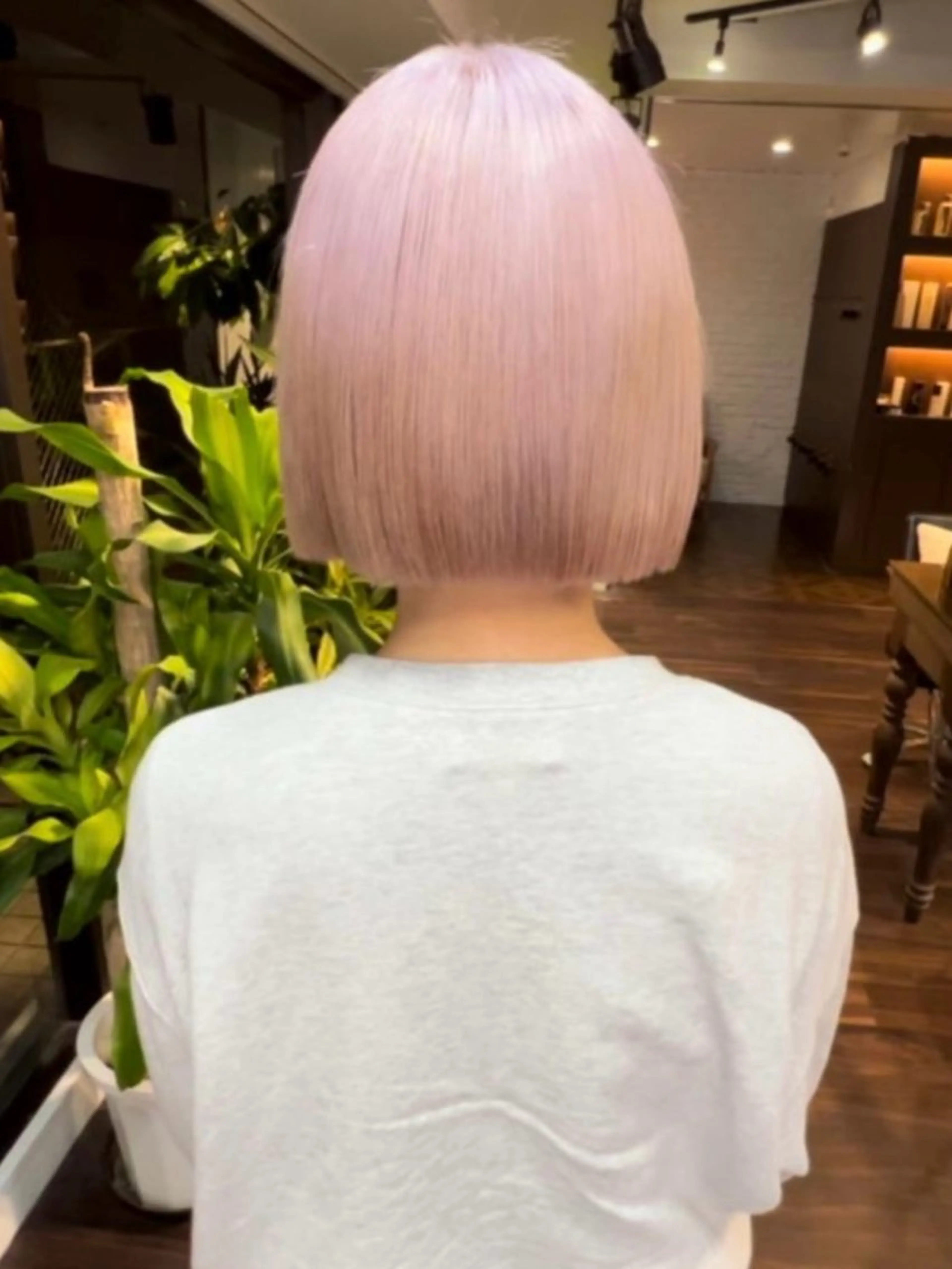 ミディアム カラー ヘアアレンジ カット ヘアカラー 縮毛矯正ブリーチ/ ベージュmamiのヘアスタイル