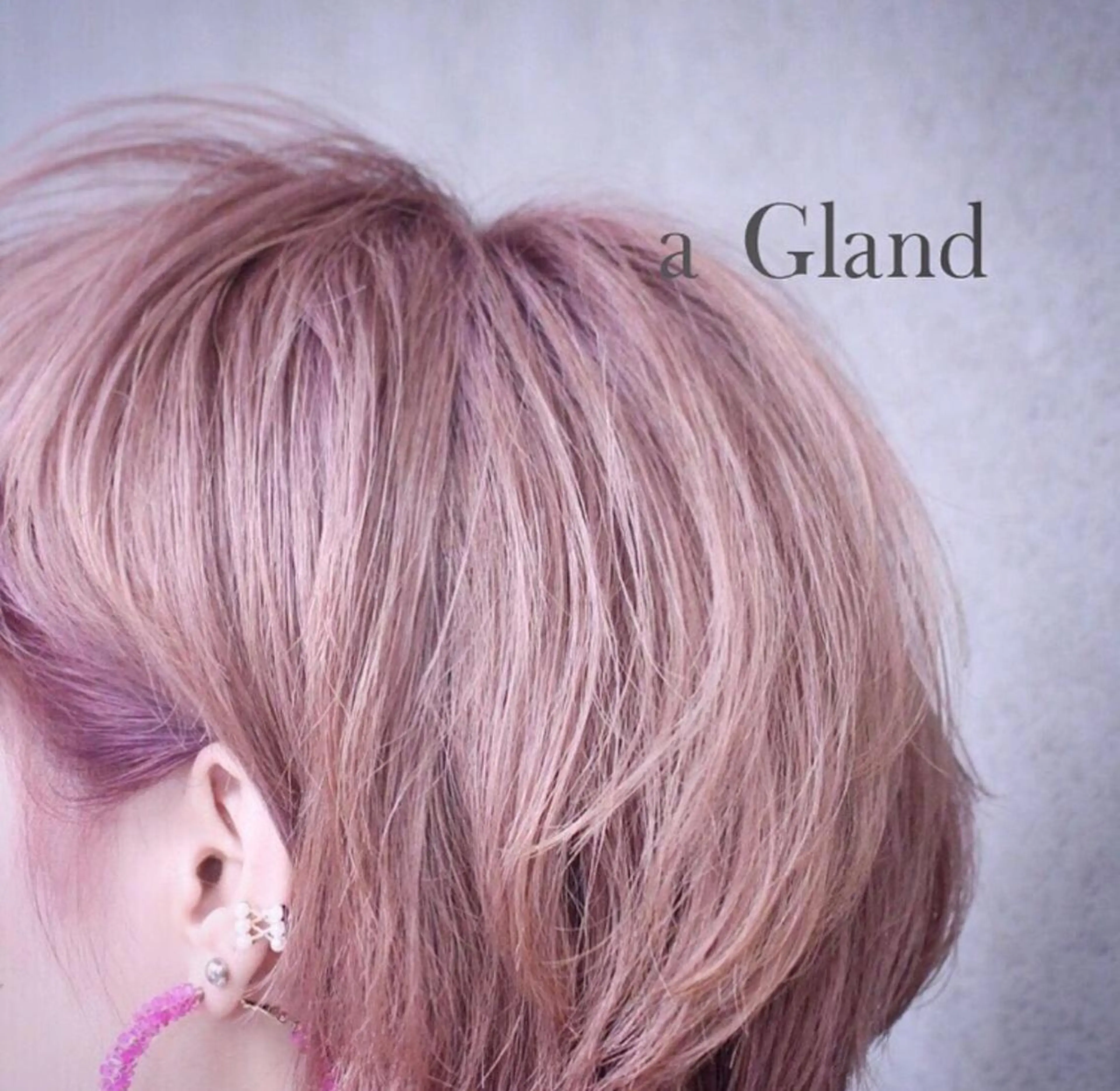 ショート カラー ヘアアレンジ ピンクカラー ace share salon所属・桑原 祥のヘアスタイル