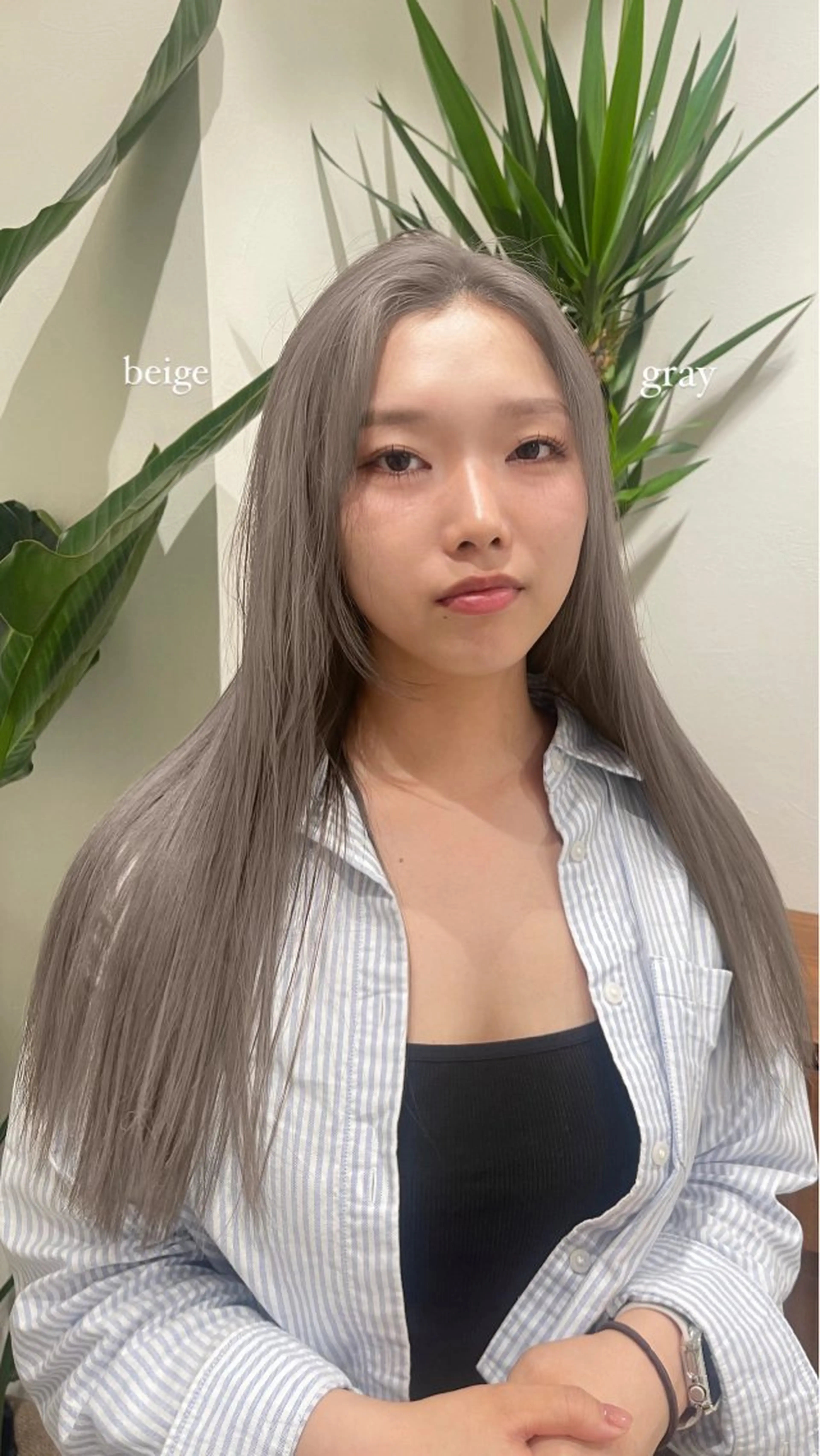 カラー メンズ メンズブリーチ ブリーチ ダブルカラー グレージュ ヘアカラー 無料カットモデル /河内温太のヘアスタイル