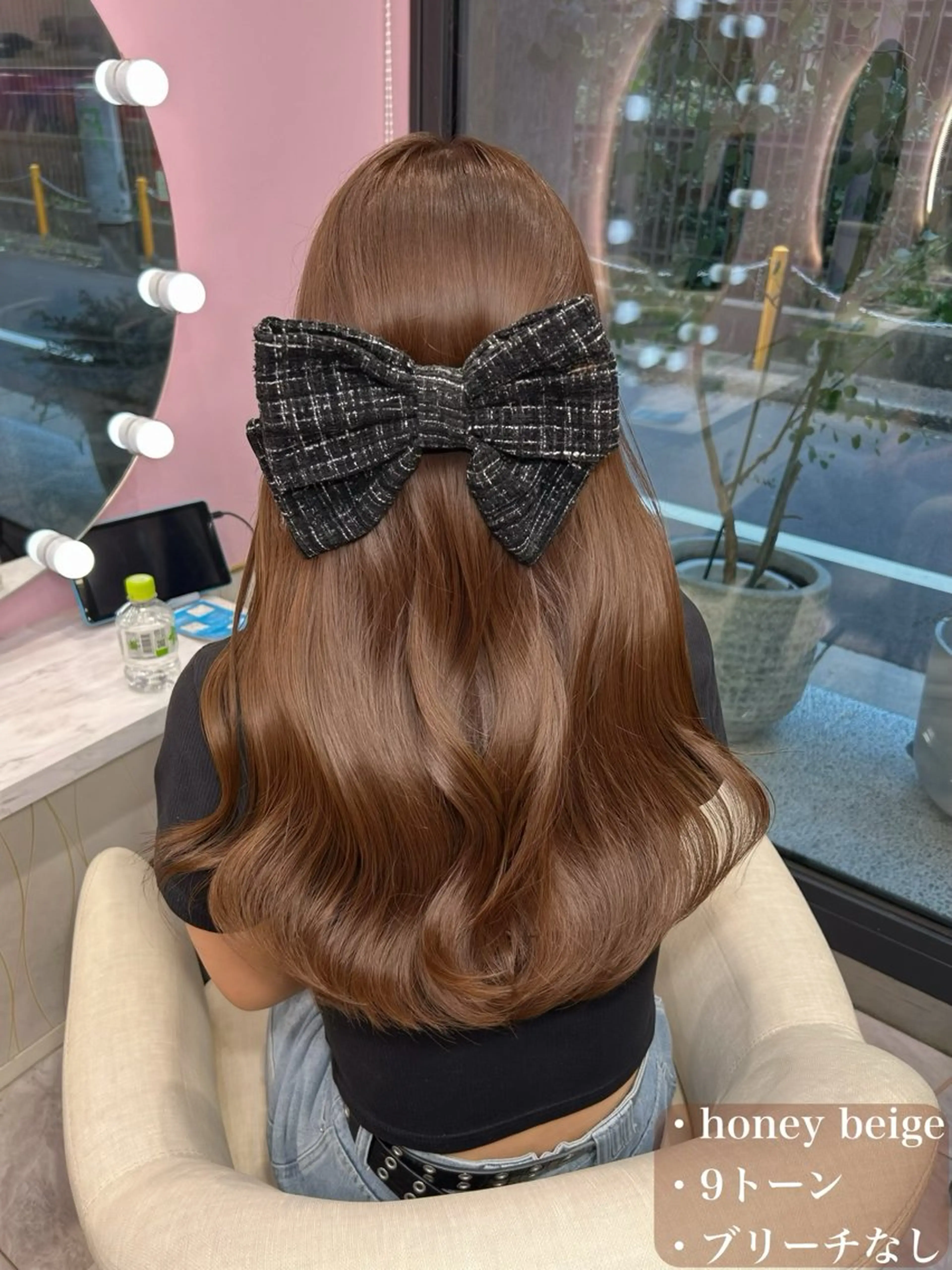 ロング カラー ブリーチ ブリーチなしカラー ヘアカラー ADITION新宿所属・【ADITION】 Konatsuのヘアスタイル