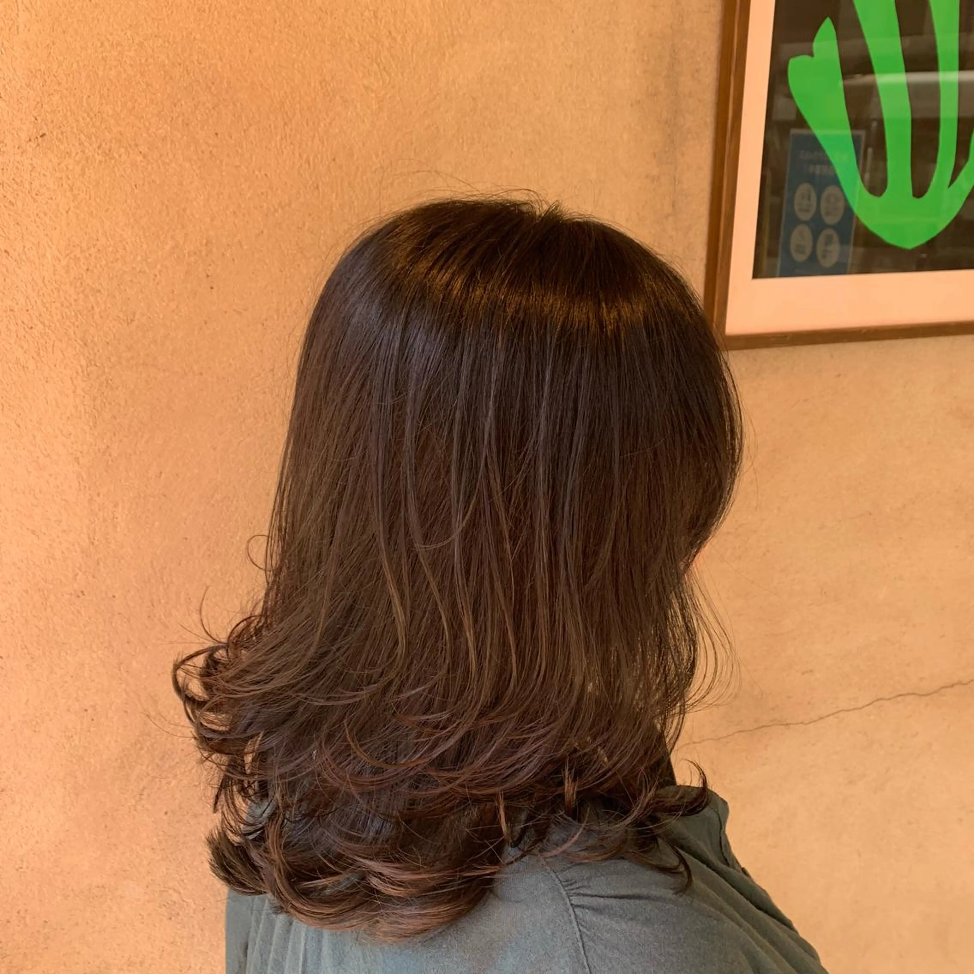 ミディアム 西新/siohair 似合わせ/石尾刻矢のヘアスタイル