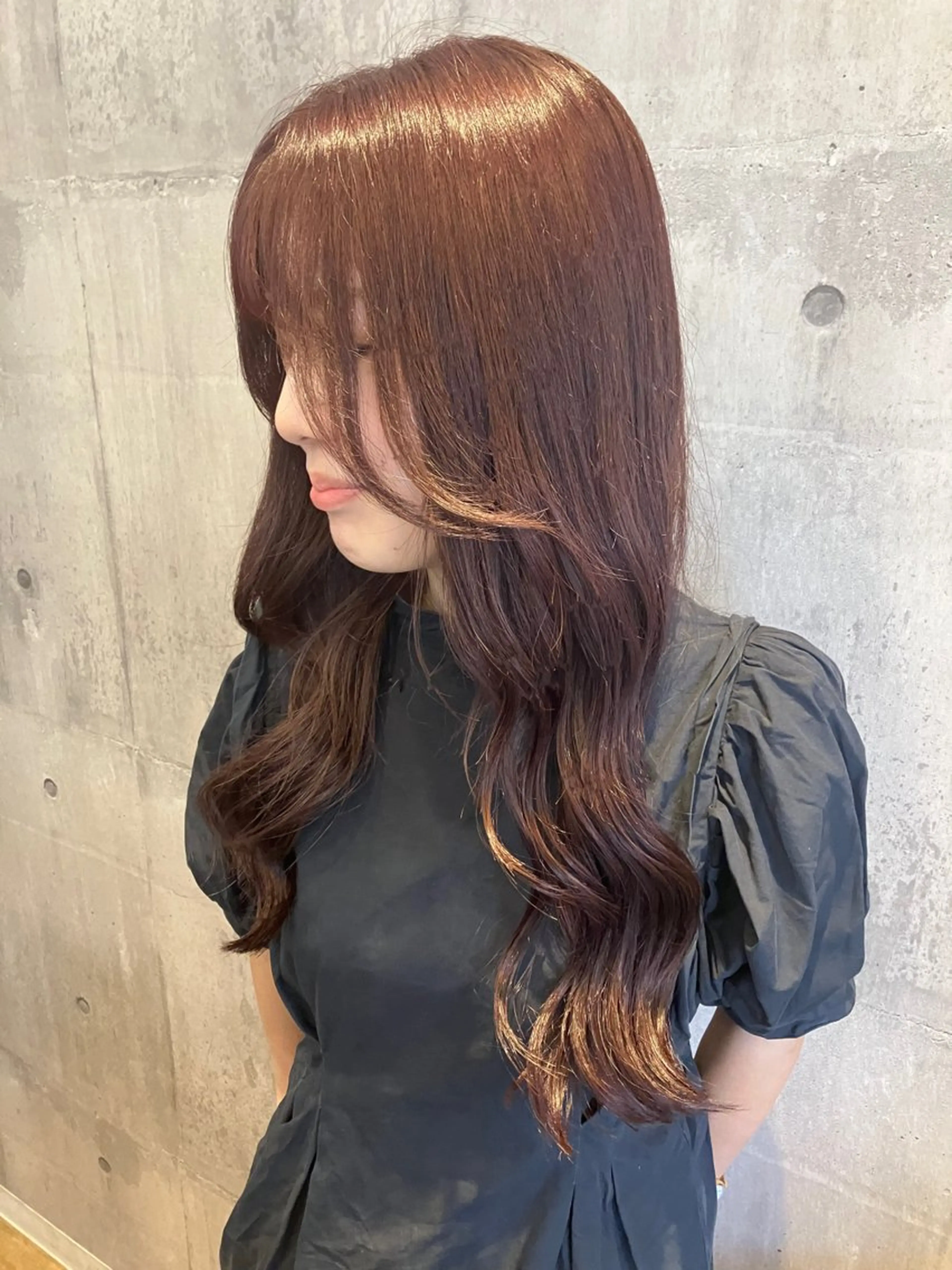 セミロング ヨシンモリ えばら まい/attraのヘアスタイル