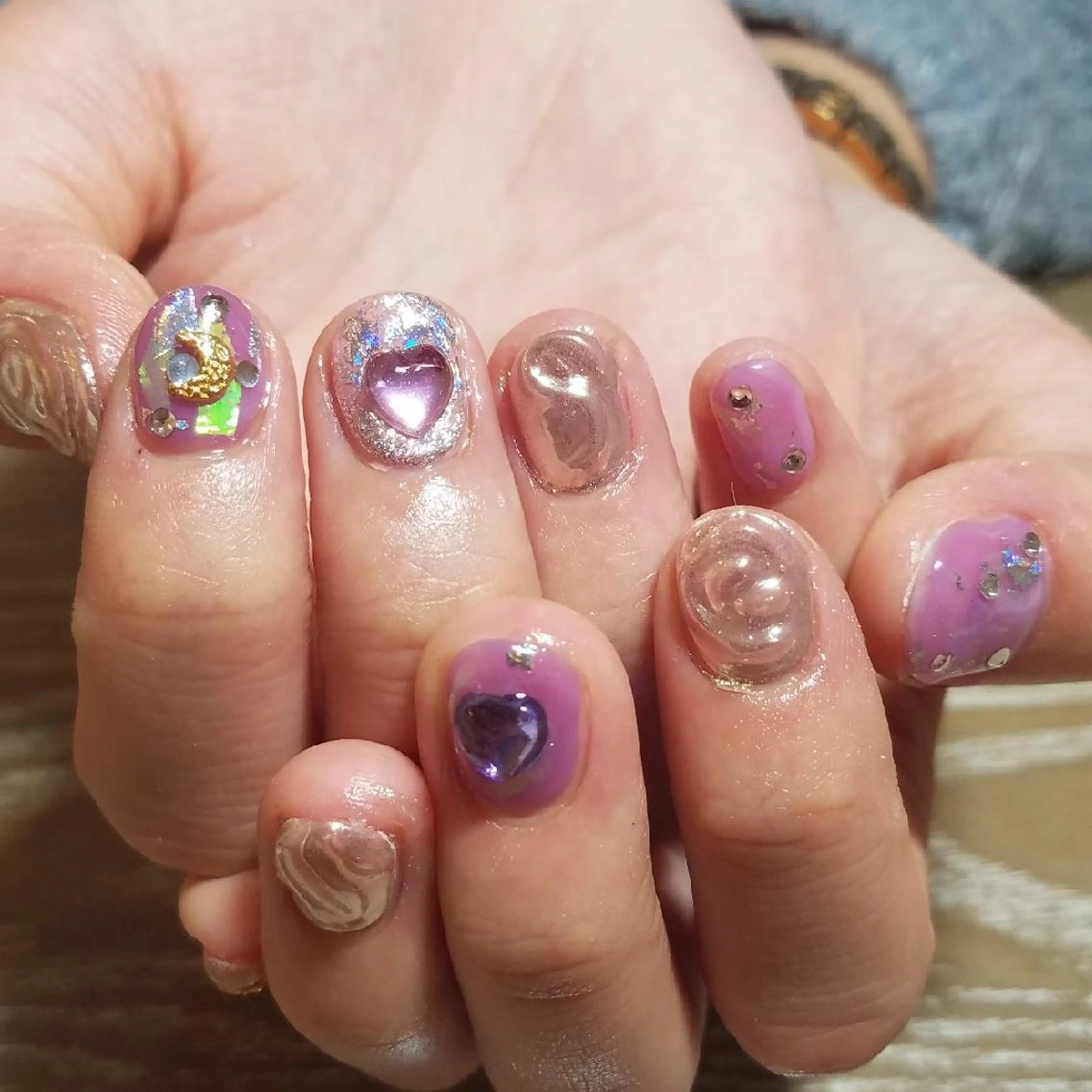 ネイル 成人式 ハンドネイル JuniNail韓国 ネイリストsuのネイルデザイン