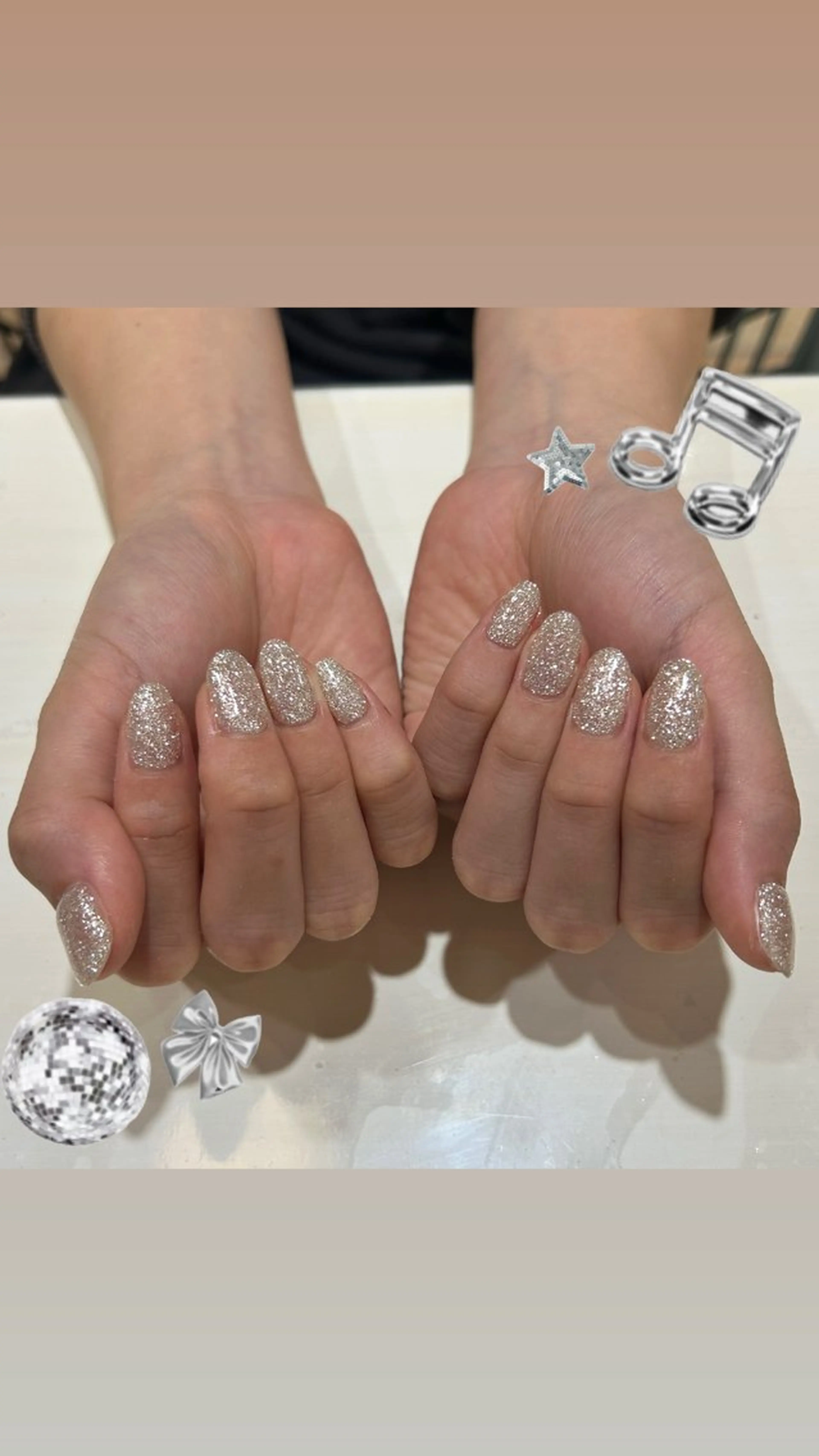 ネイル ラメ(グリッター) She nail TAKENAKAのネイルデザイン